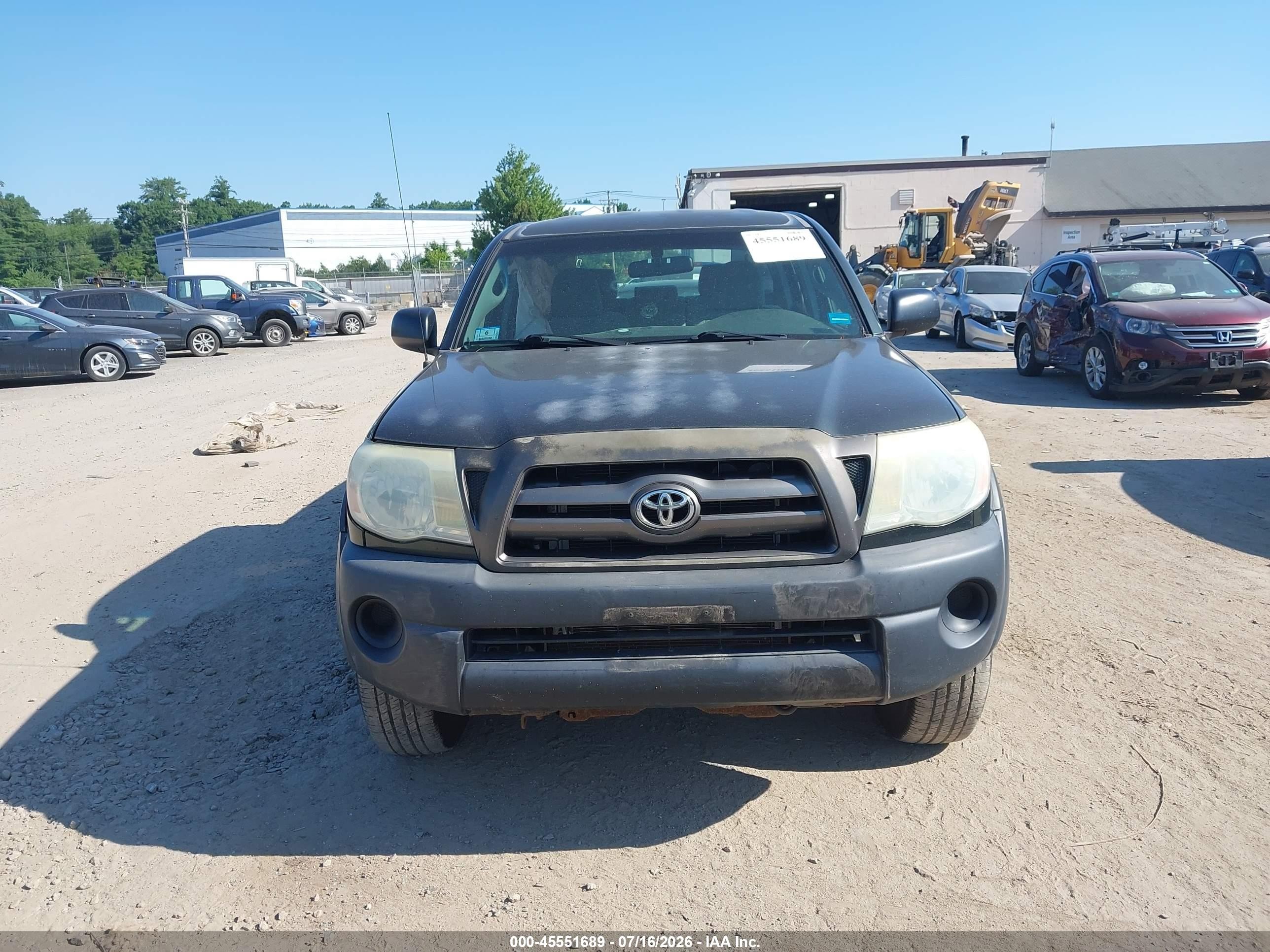 2010 Toyota Tacoma Base V6 Black vin: 3TMLU4EN9AM046826