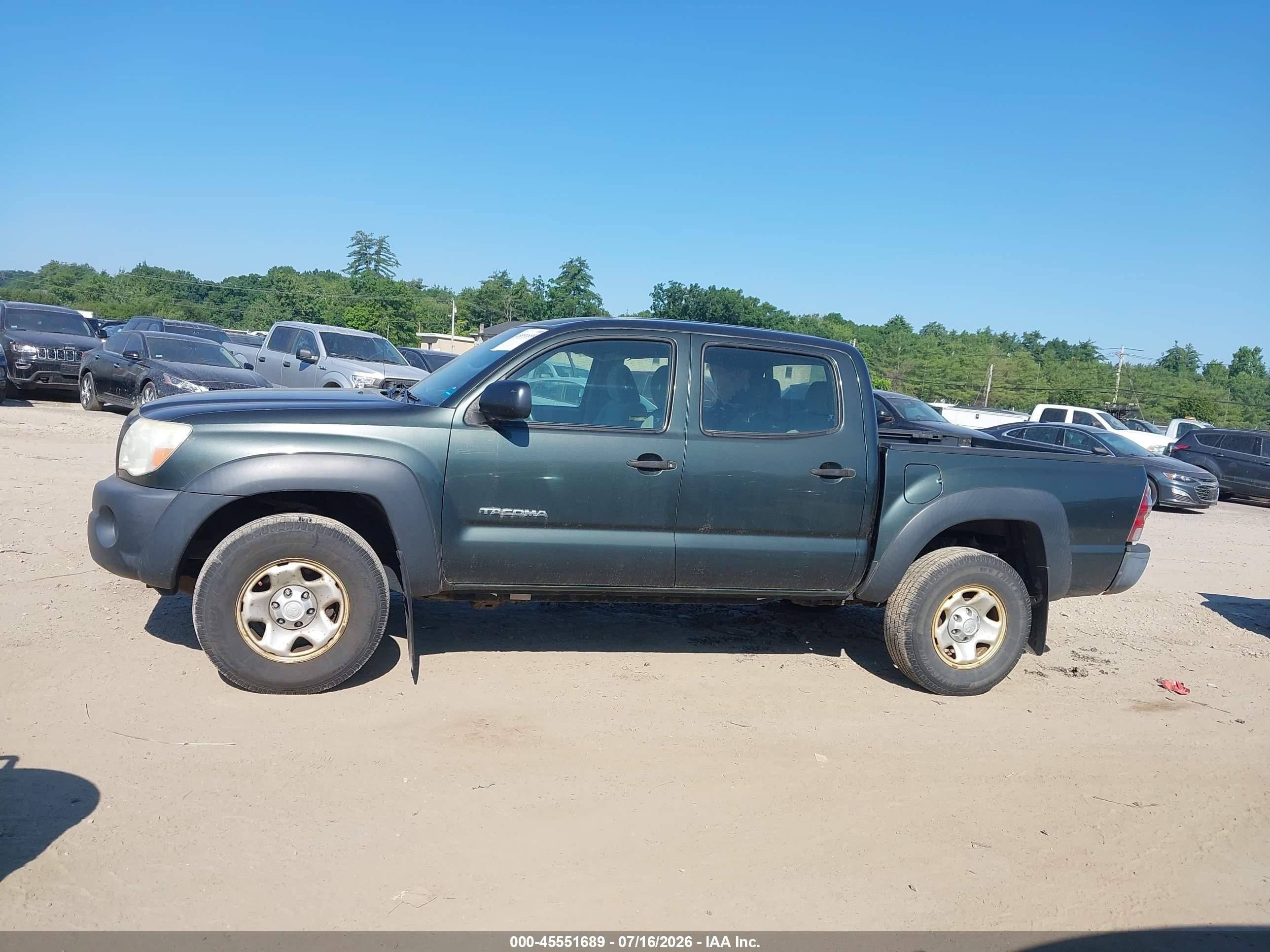 2010 Toyota Tacoma Base V6 Black vin: 3TMLU4EN9AM046826