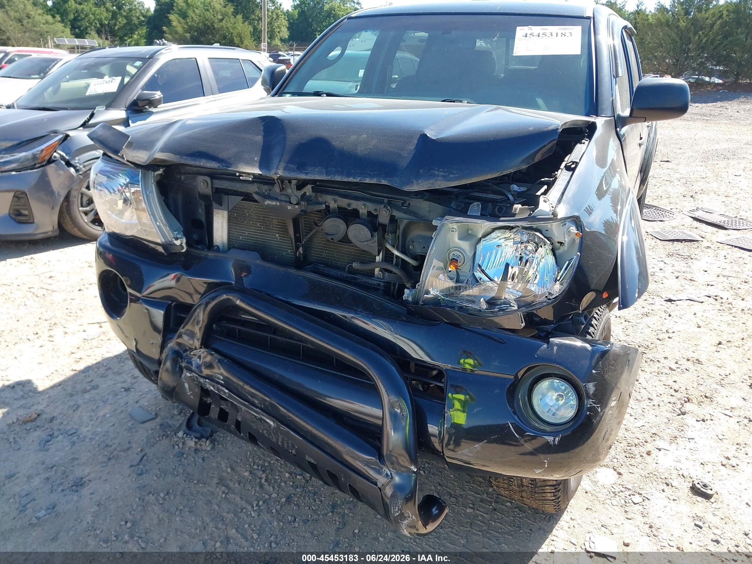 2010 Toyota Tacoma Double Cab Black vin: 3TMLU4EN9AM049581