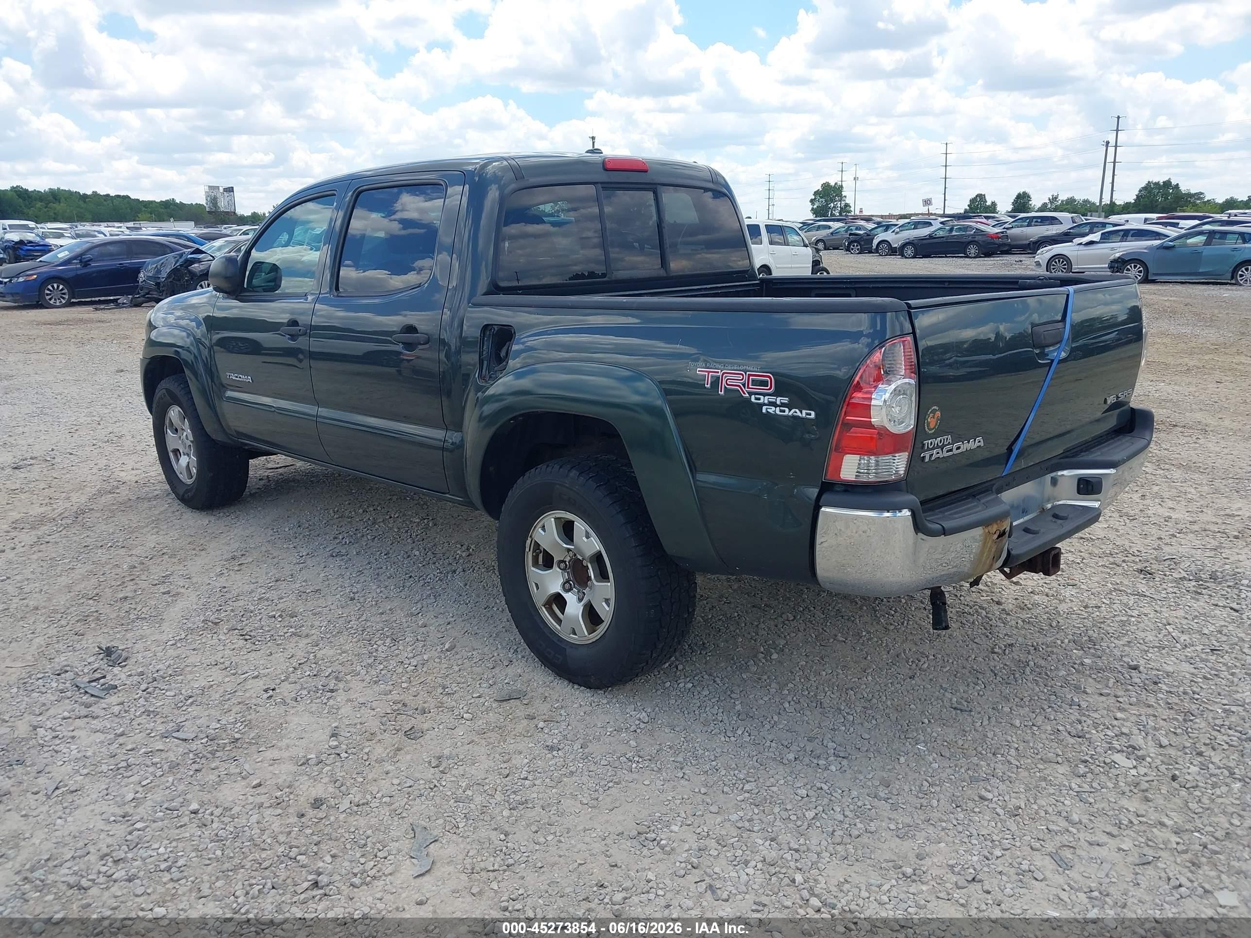 2010 Toyota Tacoma Base V6 Gray vin: 3TMLU4EN9AM052576