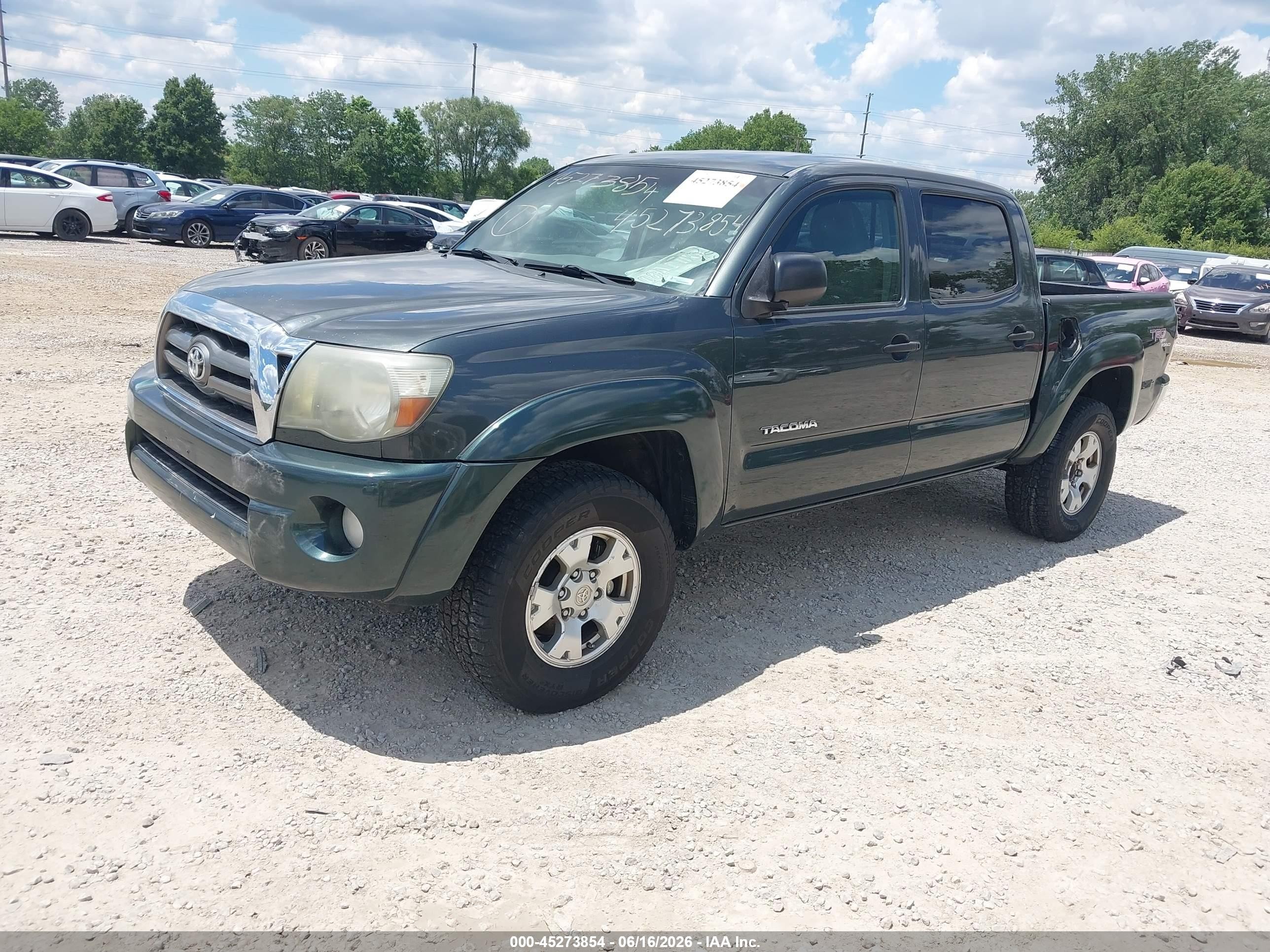 2010 Toyota Tacoma Base V6 Gray vin: 3TMLU4EN9AM052576