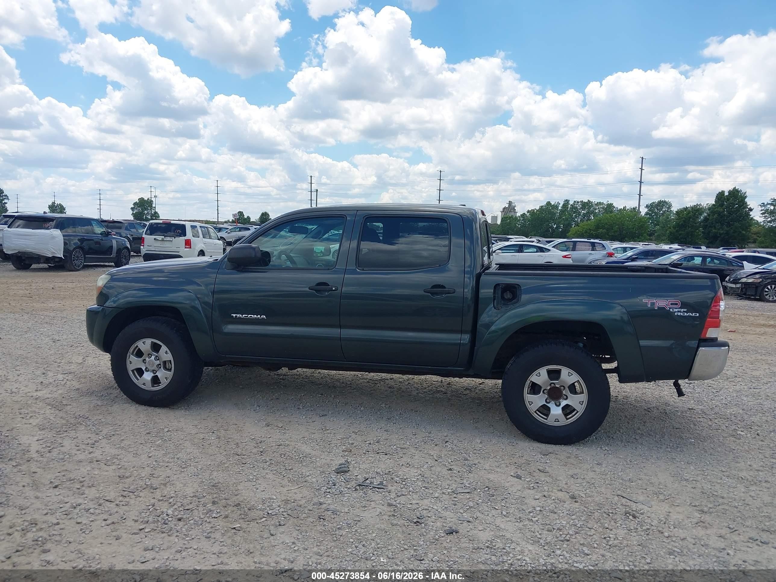 2010 Toyota Tacoma Base V6 Gray vin: 3TMLU4EN9AM052576