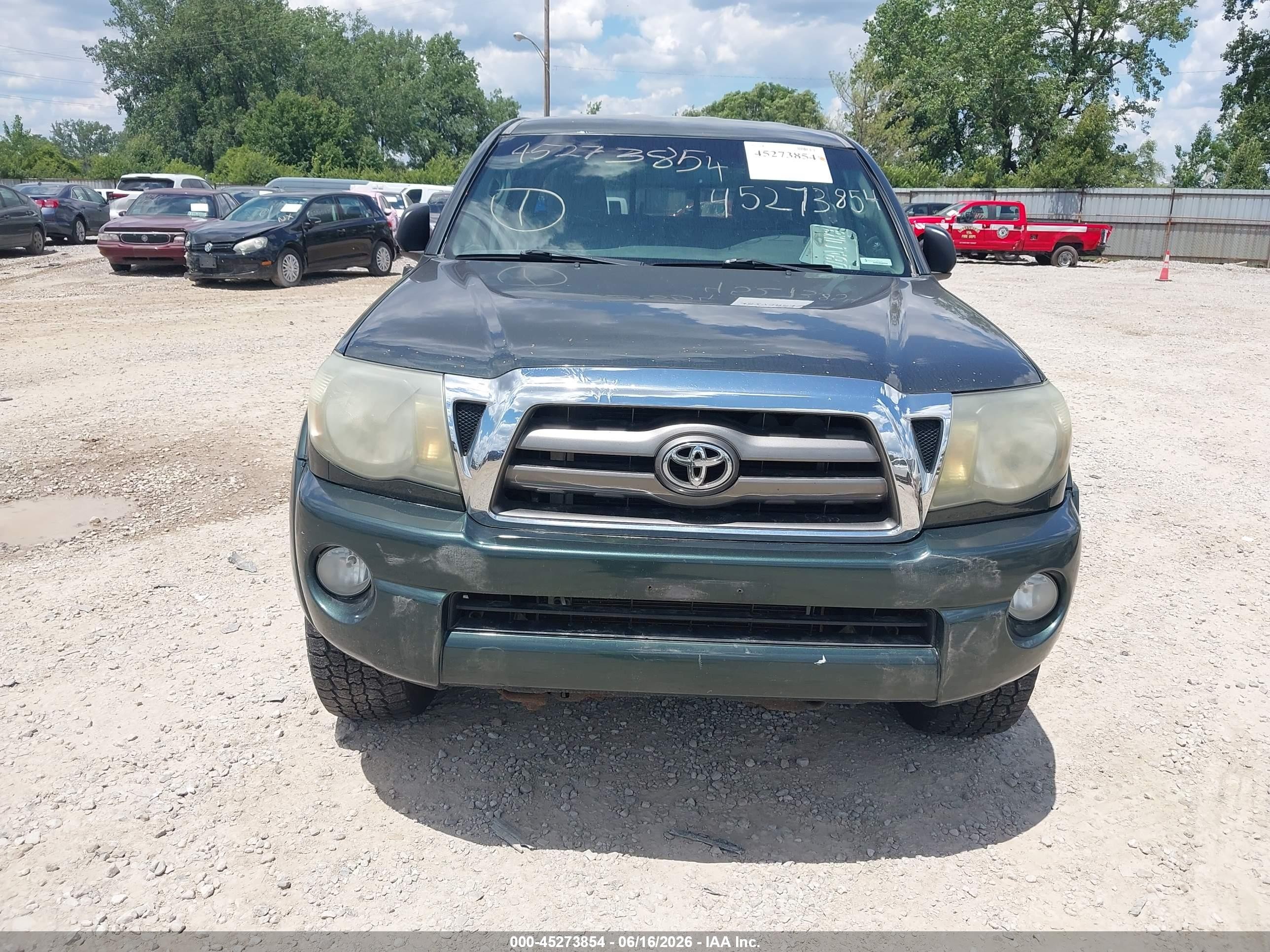 2010 Toyota Tacoma Base V6 Gray vin: 3TMLU4EN9AM052576