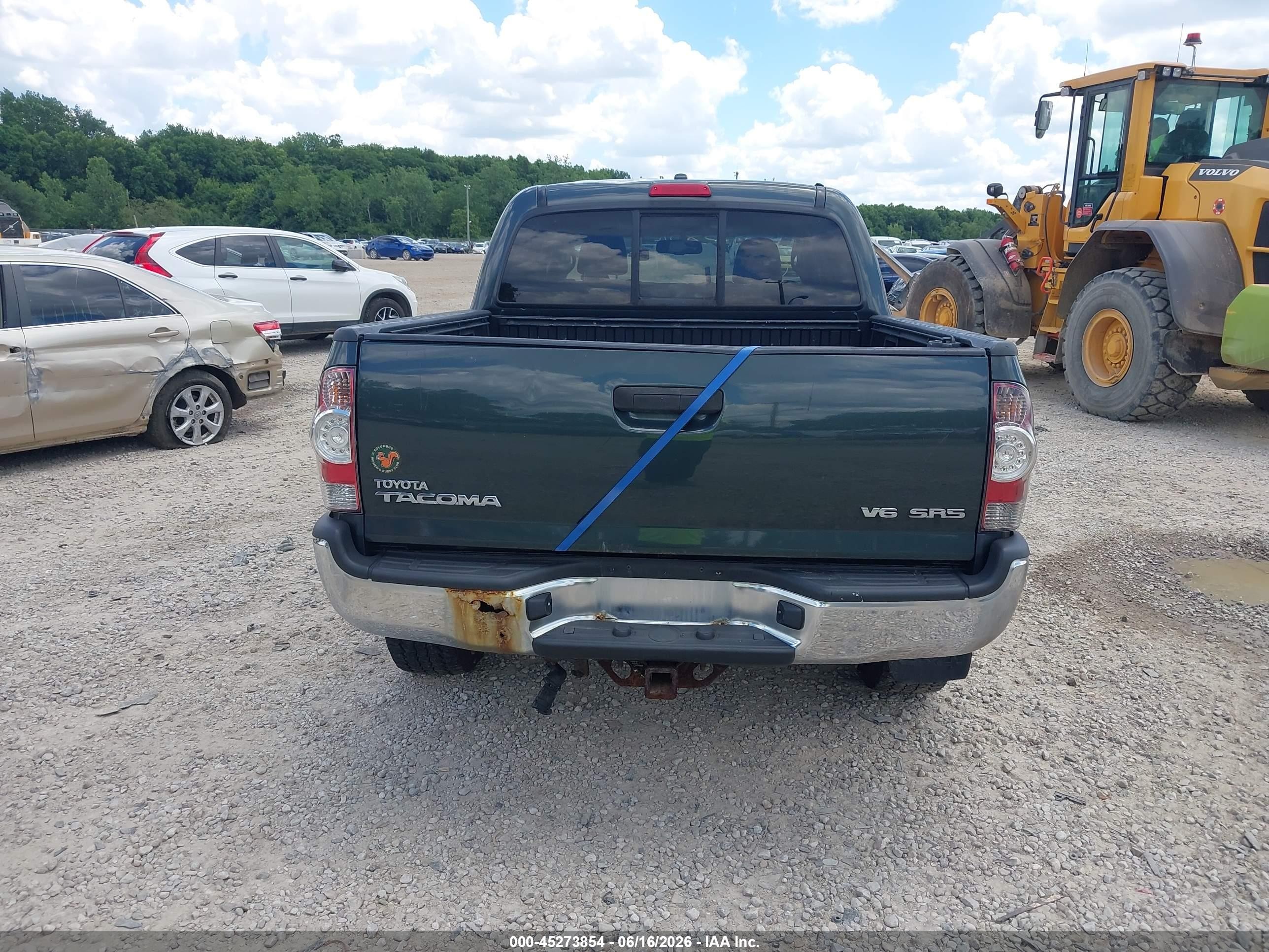 2010 Toyota Tacoma Base V6 Gray vin: 3TMLU4EN9AM052576