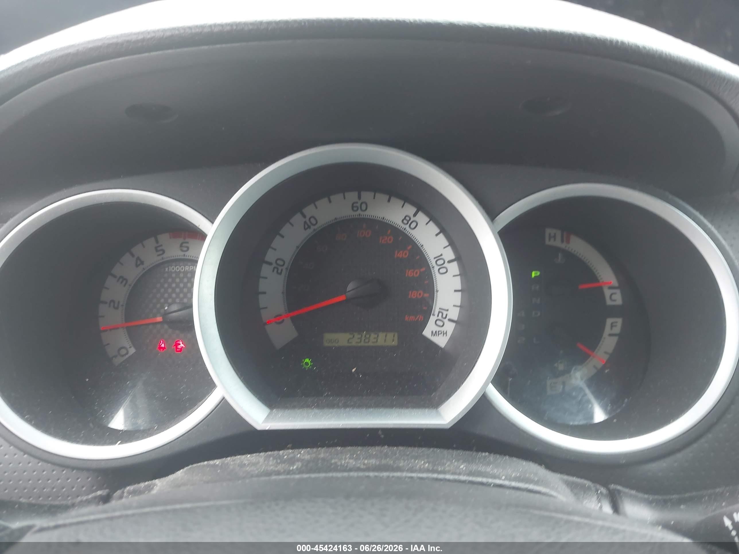 2012 Toyota Tacoma Base V6 Red vin: 3TMLU4EN9CM089176