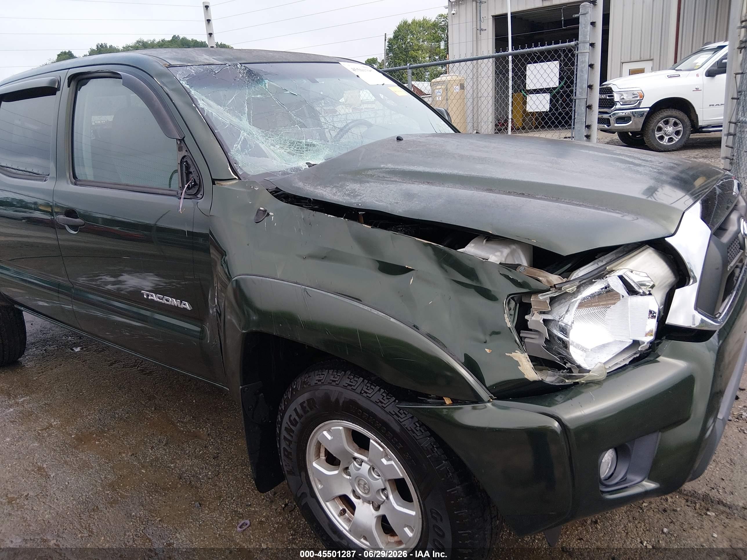 2012 Toyota Tacoma Base V6 Green vin: 3TMLU4EN9CM101746
