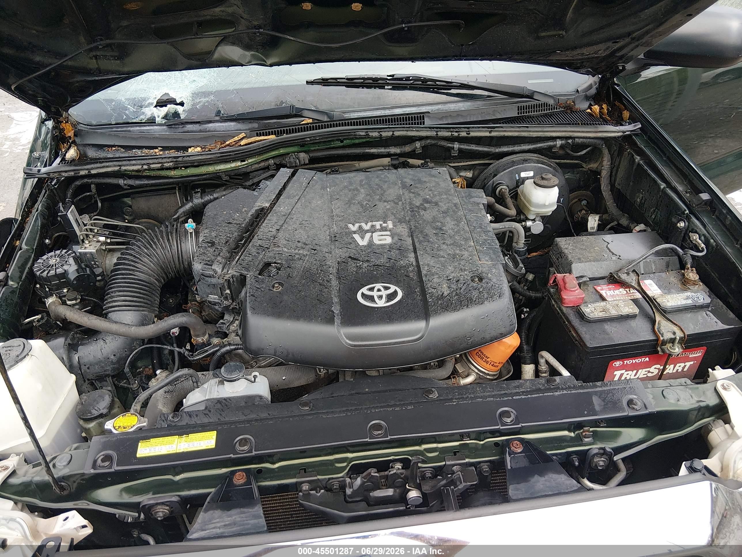 2012 Toyota Tacoma Base V6 Green vin: 3TMLU4EN9CM101746