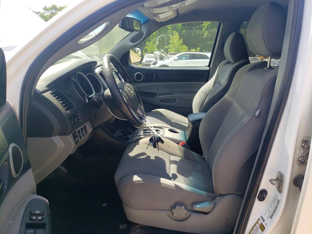 2013 Toyota Tacoma Double Cab Белый vin: 3TMLU4EN9DM111775
