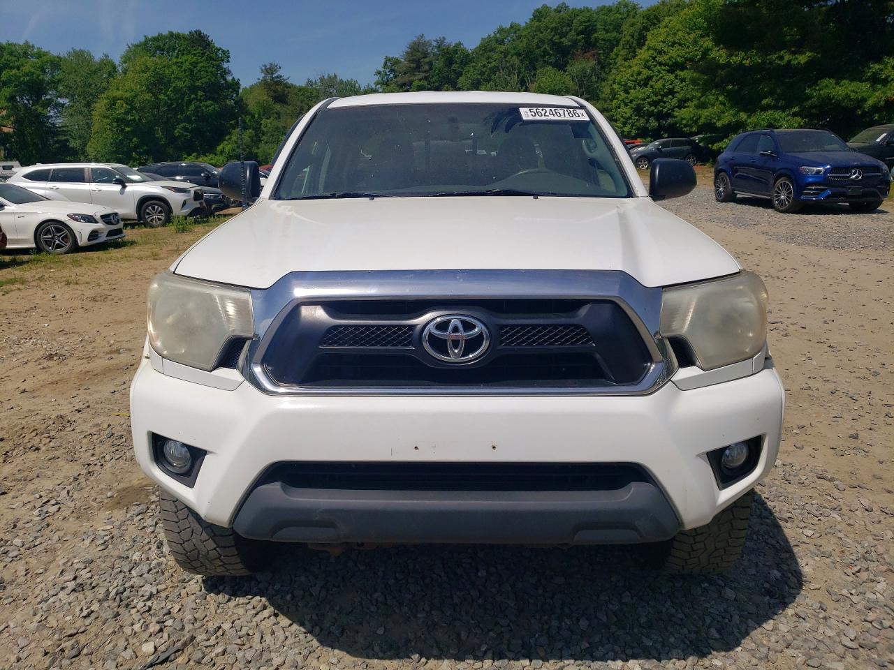 2013 Toyota Tacoma Double Cab Белый vin: 3TMLU4EN9DM111775