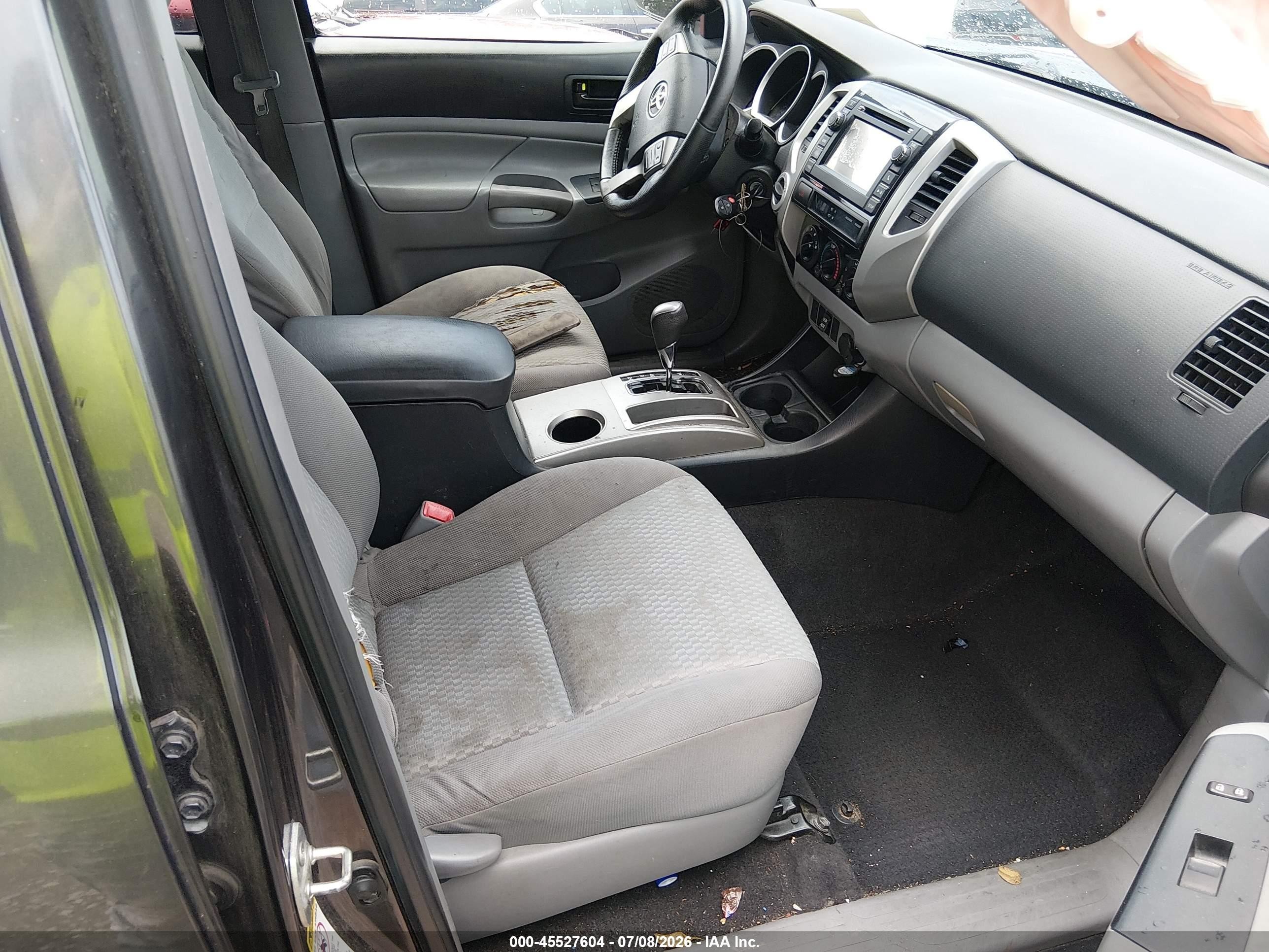 2013 Toyota Tacoma Base V6 Gray vin: 3TMLU4EN9DM119441