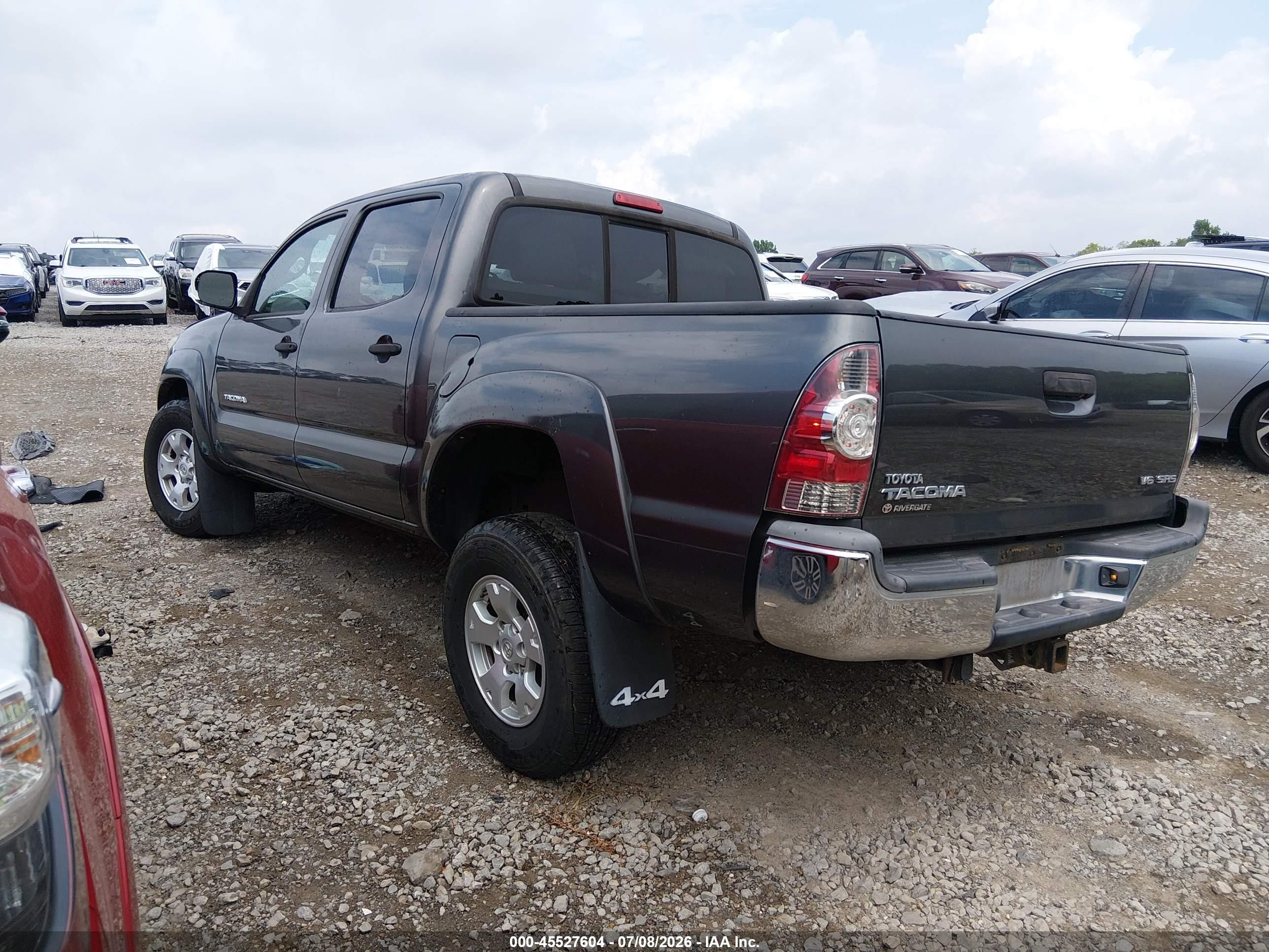 2013 Toyota Tacoma Base V6 Gray vin: 3TMLU4EN9DM119441