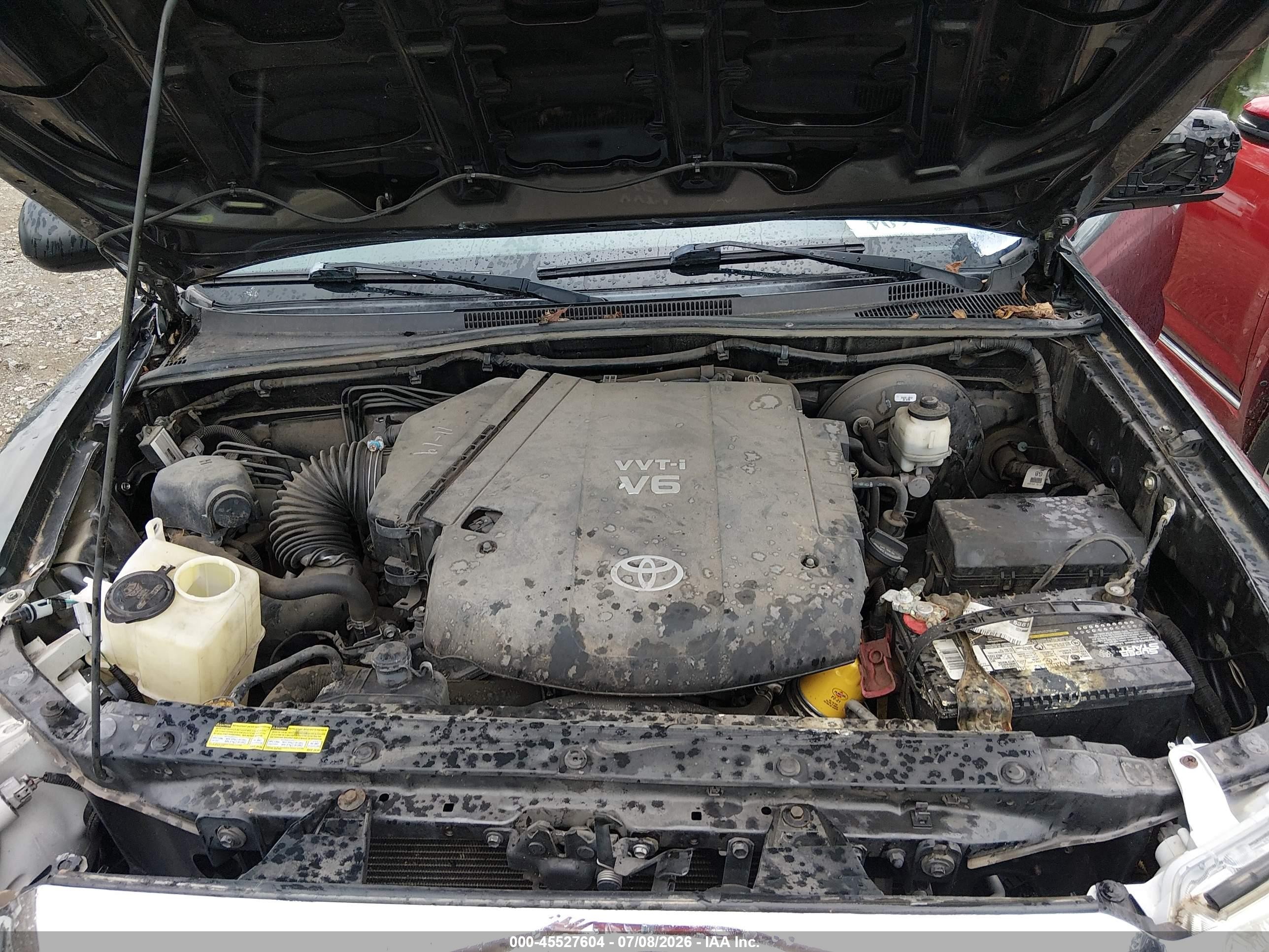 2013 Toyota Tacoma Base V6 Gray vin: 3TMLU4EN9DM119441