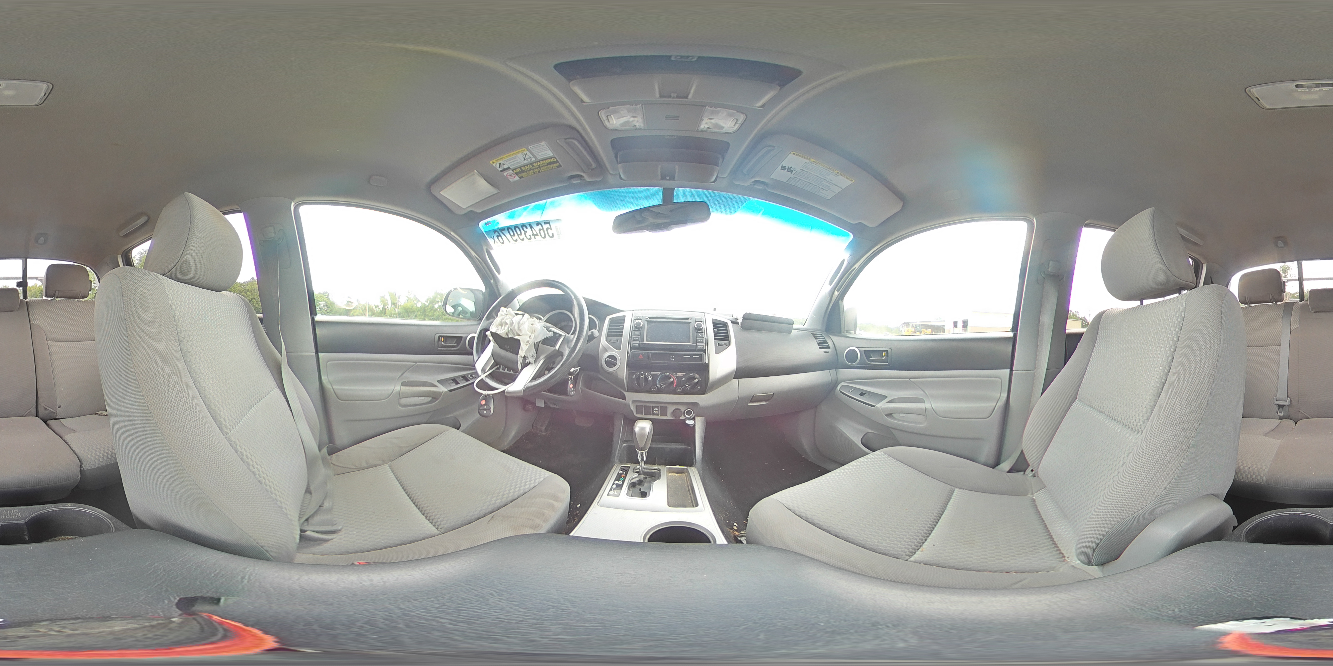 2013 Toyota Tacoma Double Cab Черный vin: 3TMLU4EN9DM128477