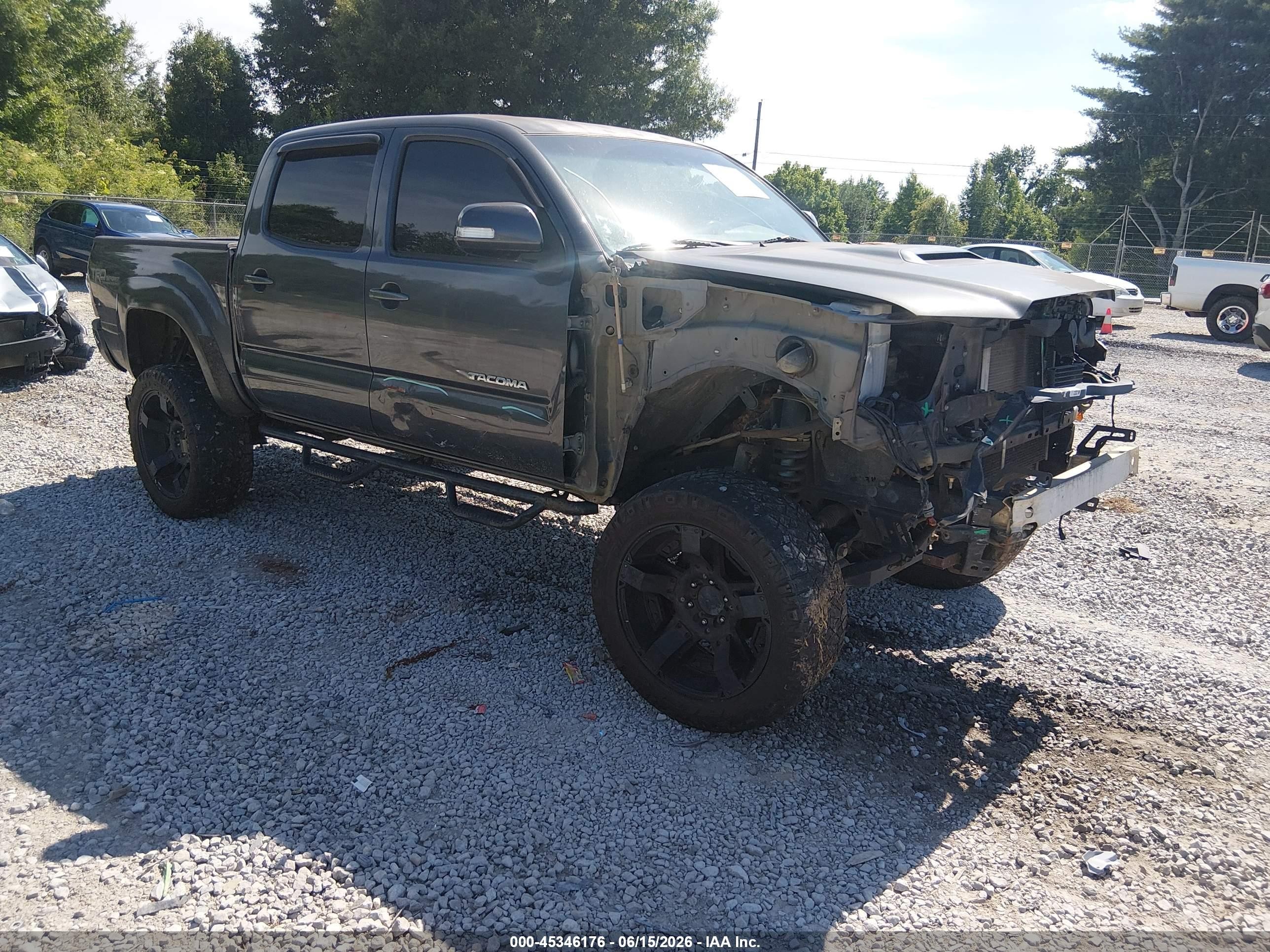 2014 Toyota Tacoma Base V6 Gray vin: 3TMLU4EN9EM152876