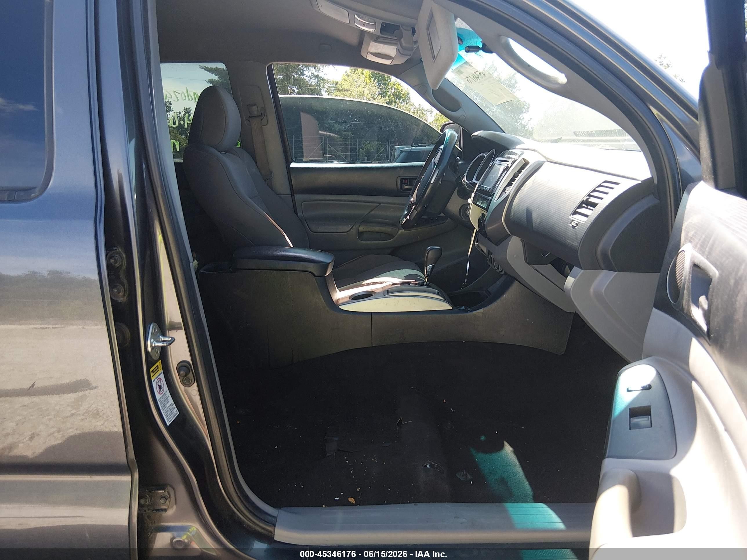 2014 Toyota Tacoma Base V6 Gray vin: 3TMLU4EN9EM152876
