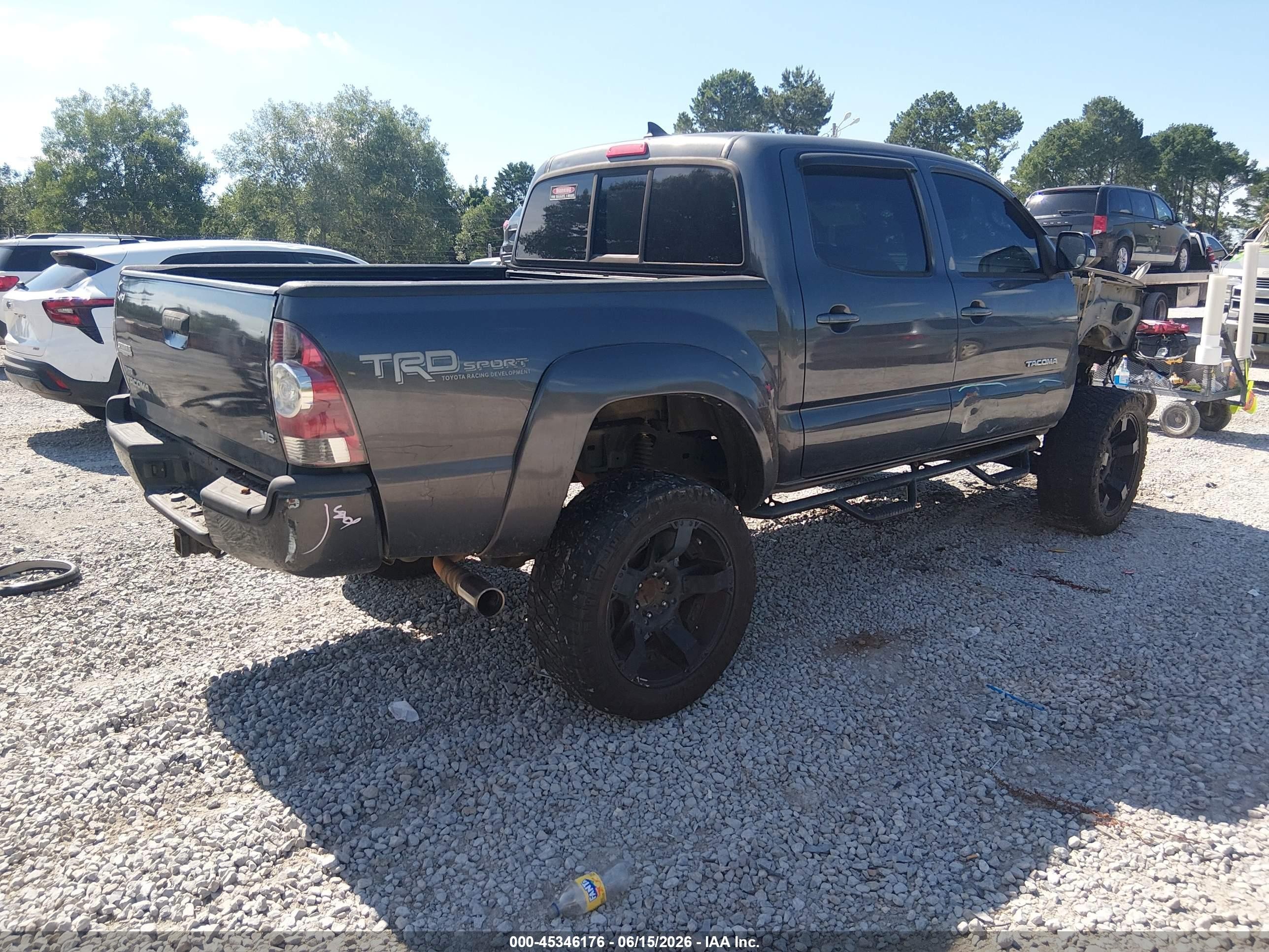 2014 Toyota Tacoma Base V6 Gray vin: 3TMLU4EN9EM152876