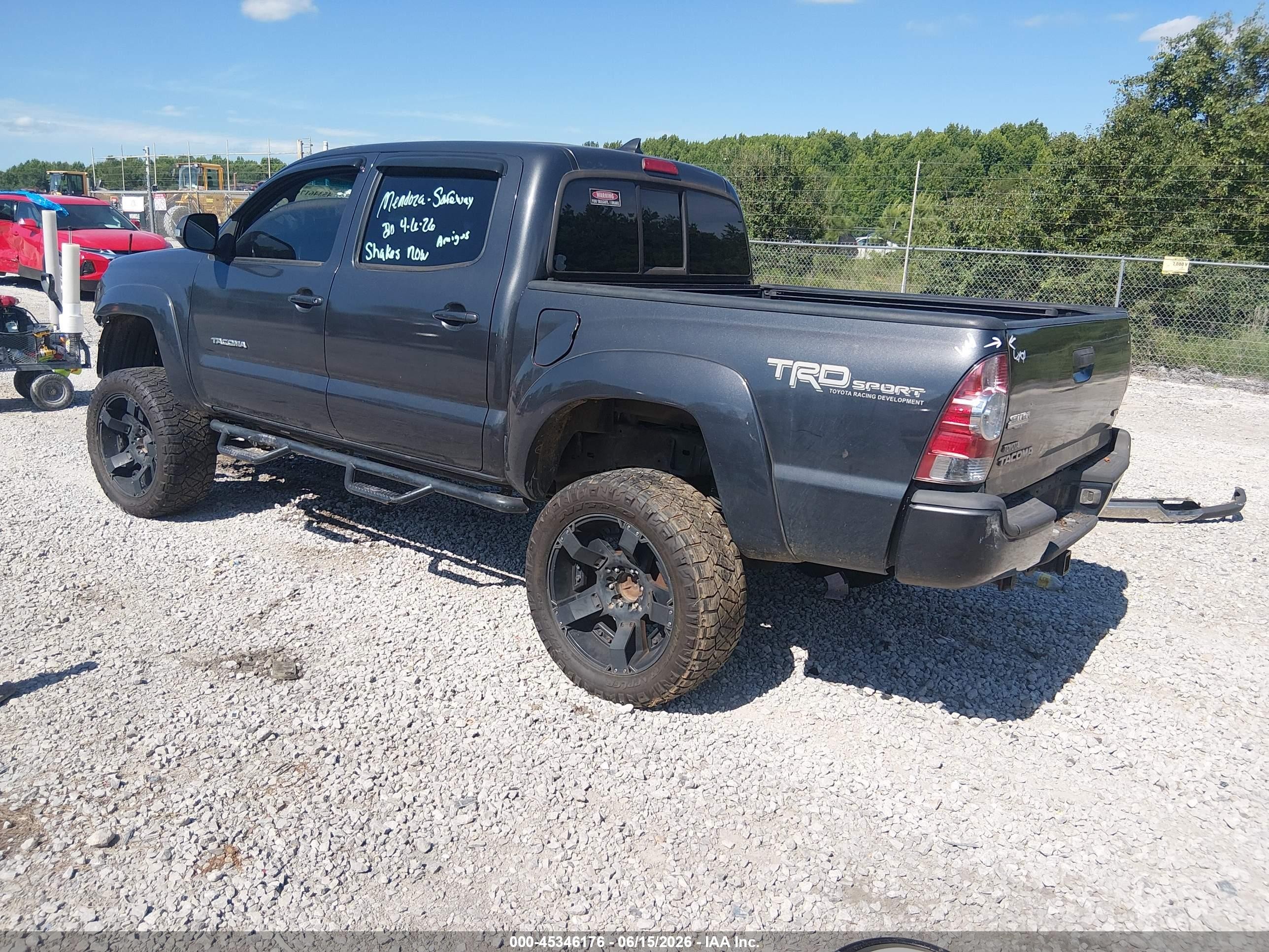 2014 Toyota Tacoma Base V6 Gray vin: 3TMLU4EN9EM152876
