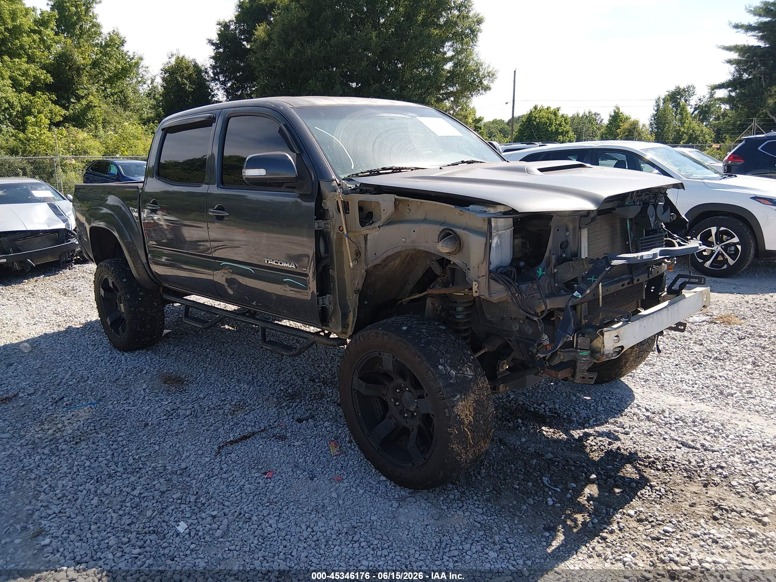 2014 Toyota Tacoma Base V6 Gray vin: 3TMLU4EN9EM152876
