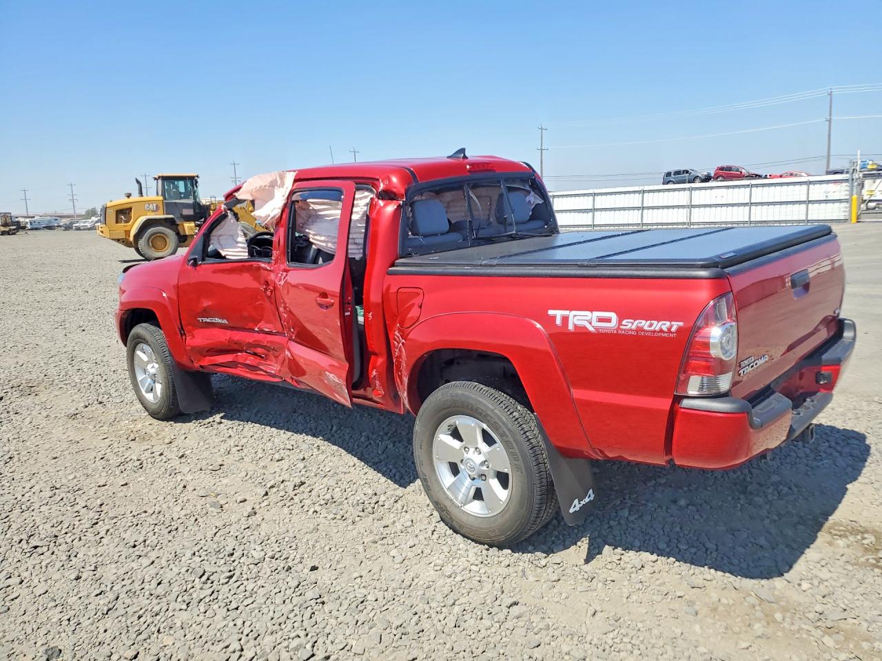 2014 Toyota Tacoma V6 Red vin: 3TMLU4EN9EM160492