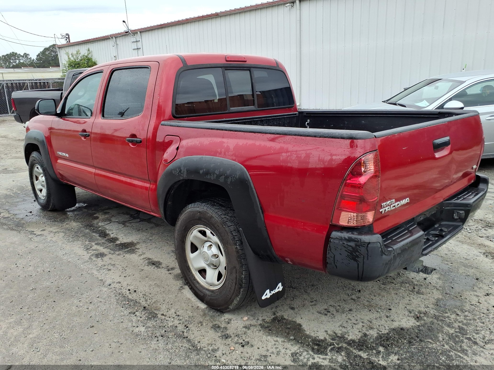 2014 Toyota Tacoma Base V6 Red vin: 3TMLU4EN9EM162453