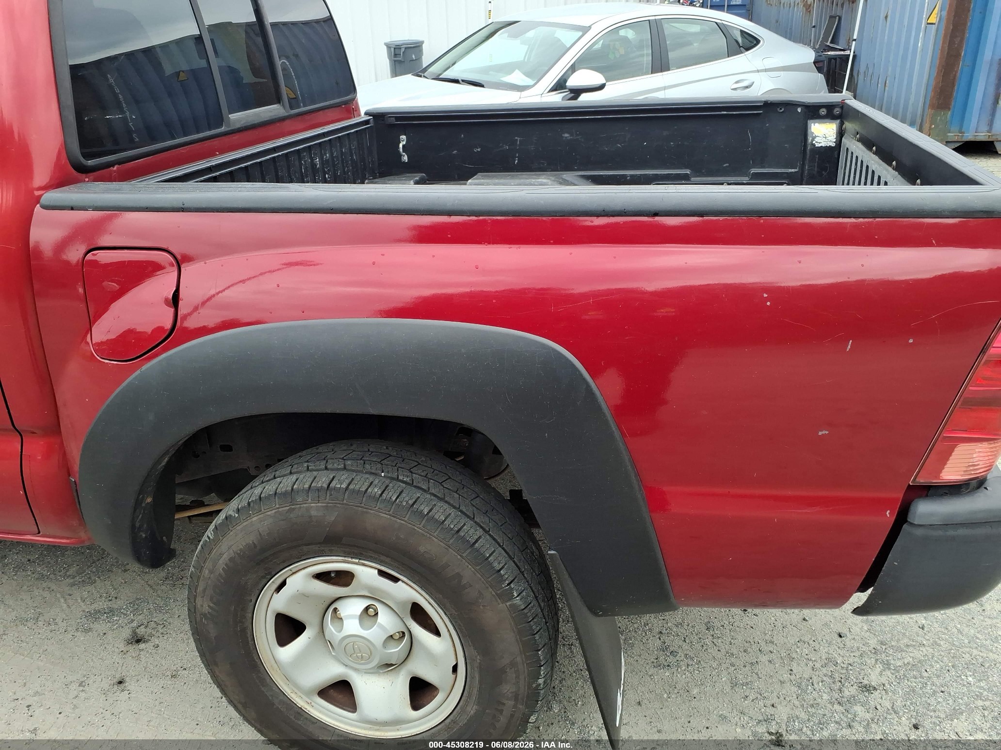 2014 Toyota Tacoma Base V6 Red vin: 3TMLU4EN9EM162453