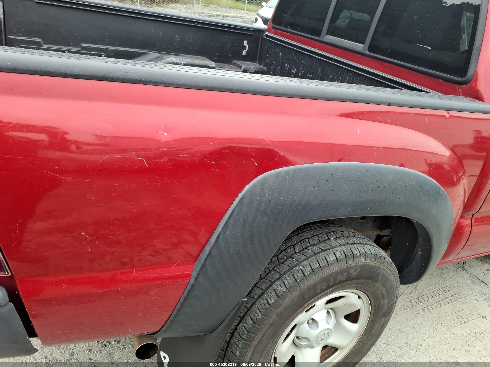 2014 Toyota Tacoma Base V6 Red vin: 3TMLU4EN9EM162453