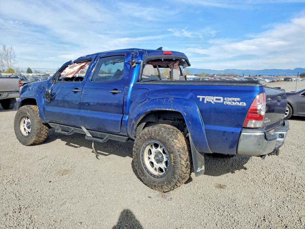 2015 Toyota Tacoma V6 Blue vin: 3TMLU4EN9FM171753