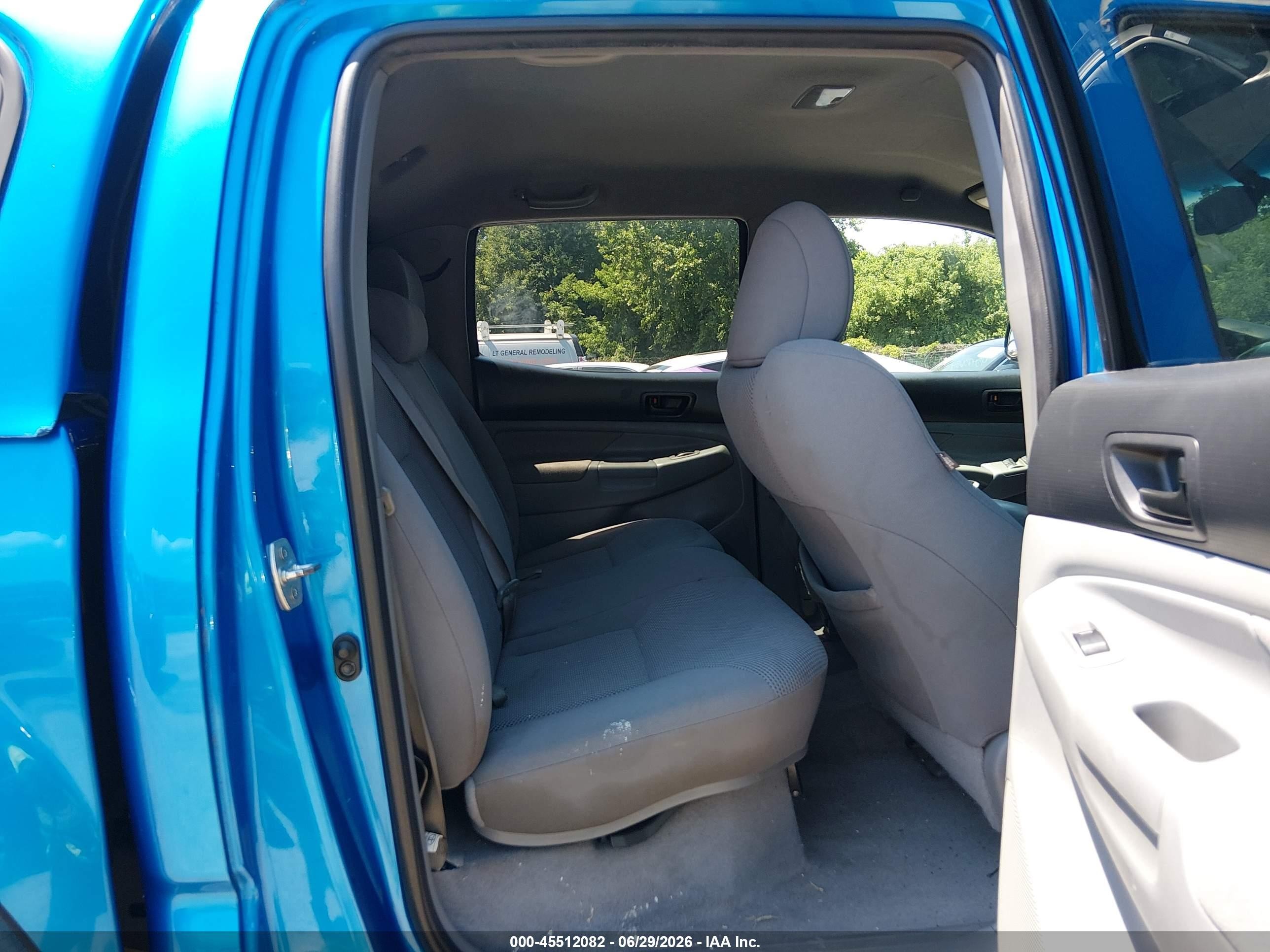 2011 Toyota Tacoma Base V6 Blue vin: 3TMLU4ENXBM074619