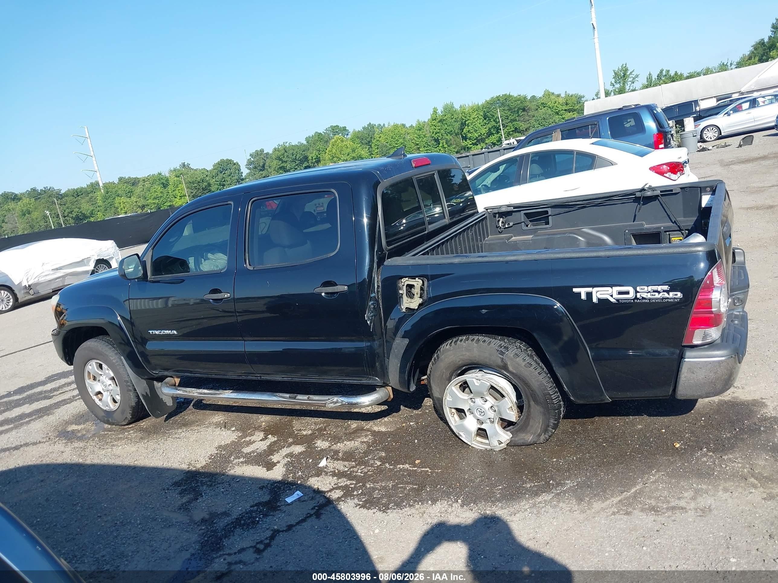 2012 Toyota Tacoma Base V6 Black vin: 3TMLU4ENXCM084021