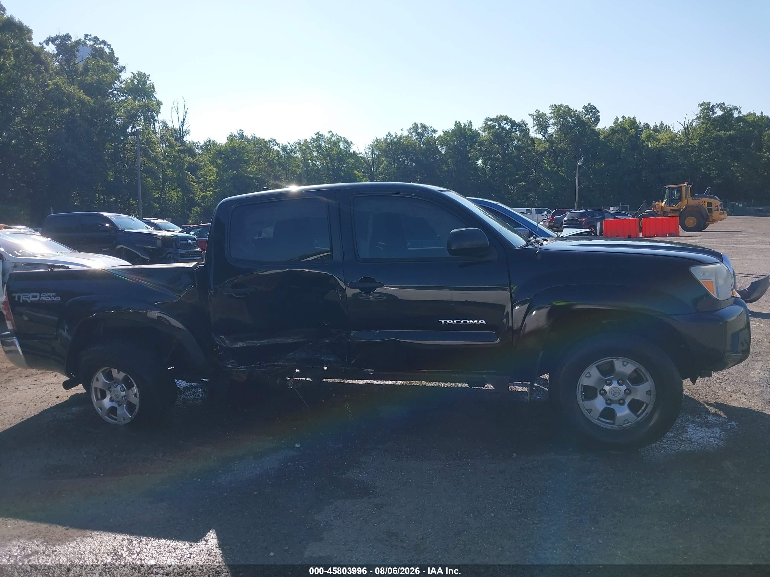 2012 Toyota Tacoma Base V6 Black vin: 3TMLU4ENXCM084021