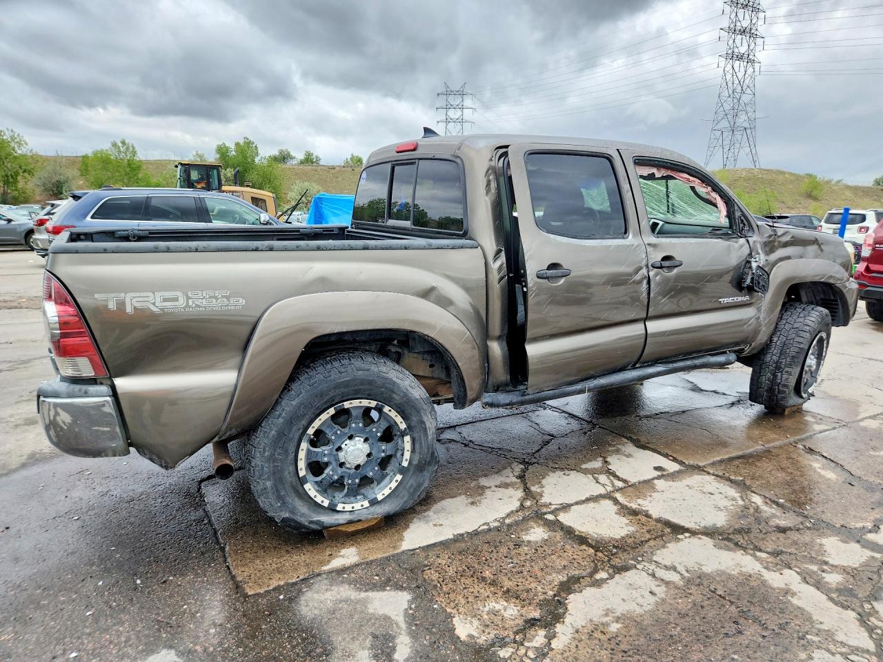 2012 Toyota Tacoma Double Cab Brown vin: 3TMLU4ENXCM086593