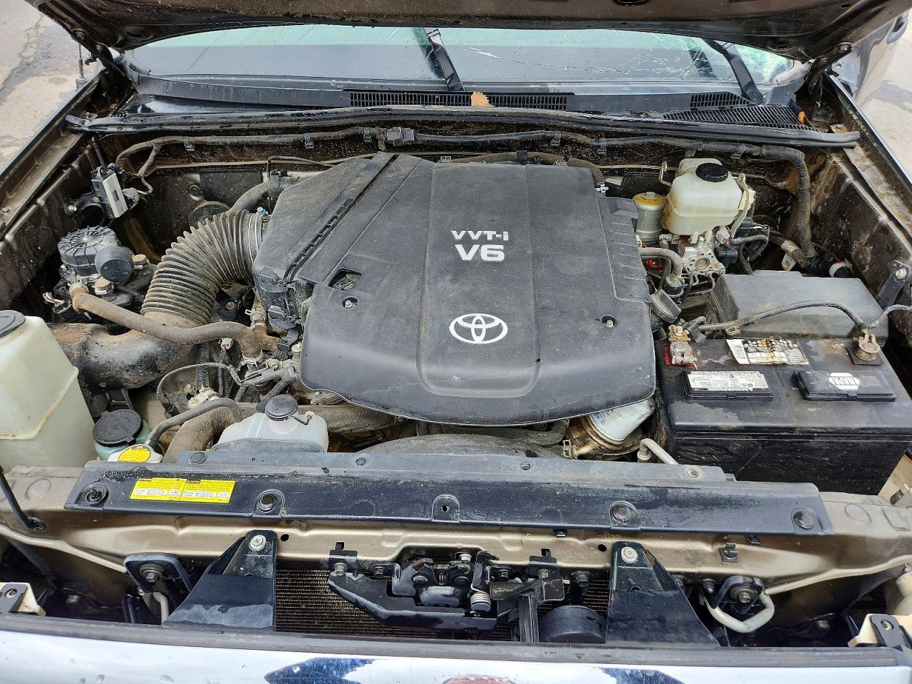 2012 Toyota Tacoma Double Cab Brown vin: 3TMLU4ENXCM086593