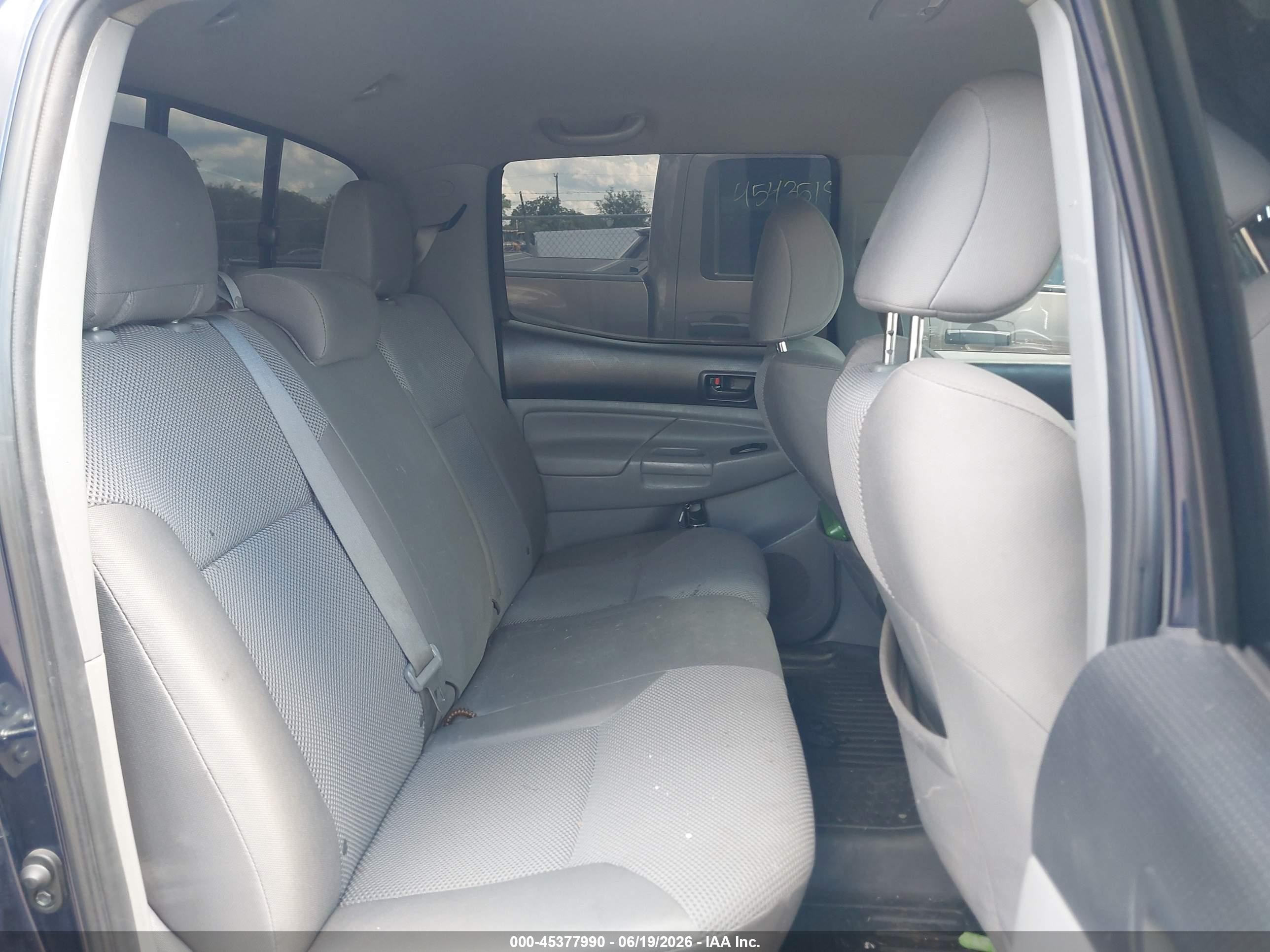 2012 Toyota Tacoma Base V6 Dark Blue vin: 3TMLU4ENXCM095102