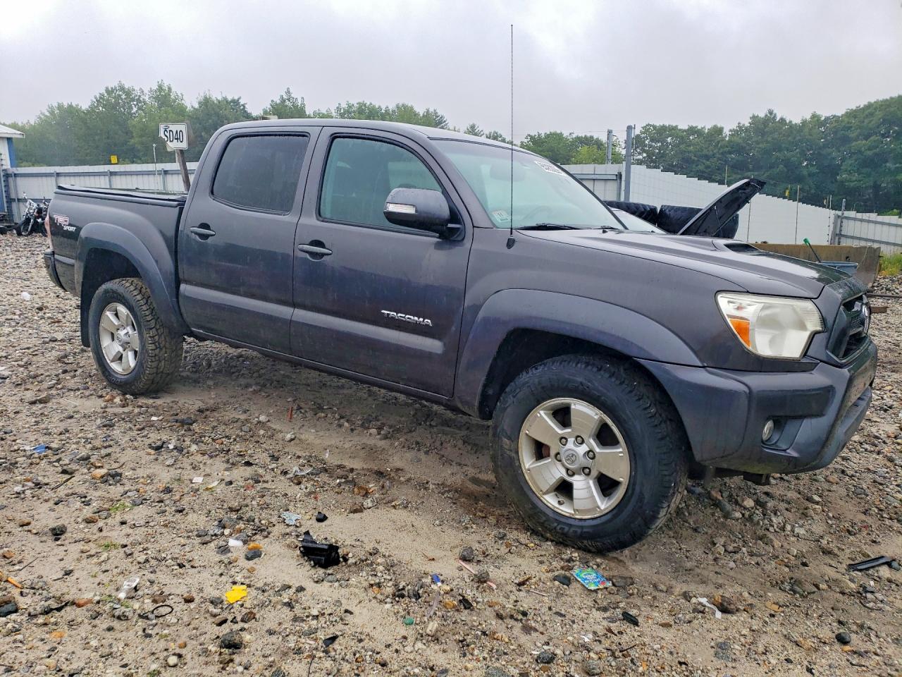 2012 Toyota Tacoma V6 Gray vin: 3TMLU4ENXCM103103