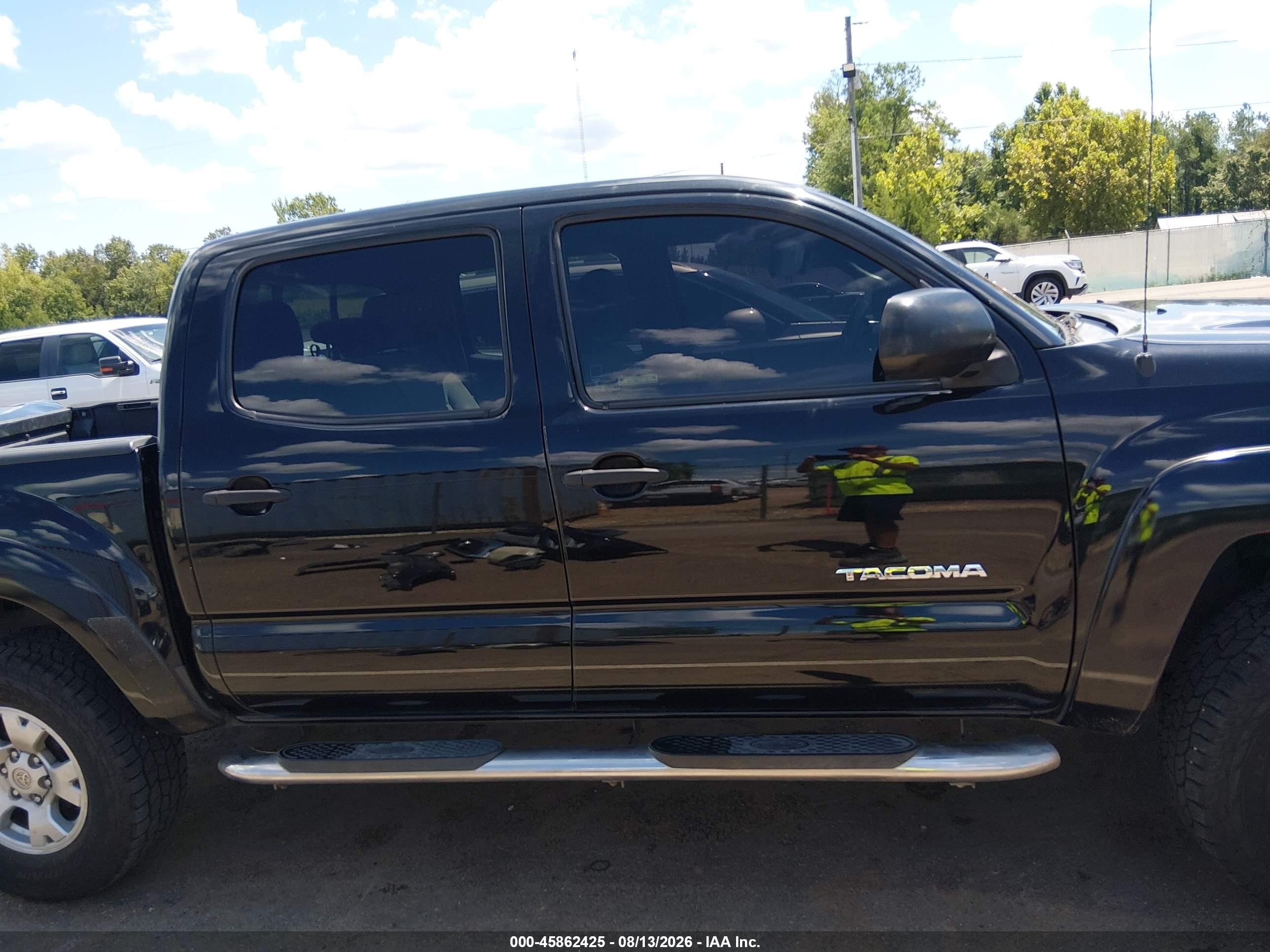 2012 Toyota Tacoma Base V6 Black vin: 3TMLU4ENXCM103361
