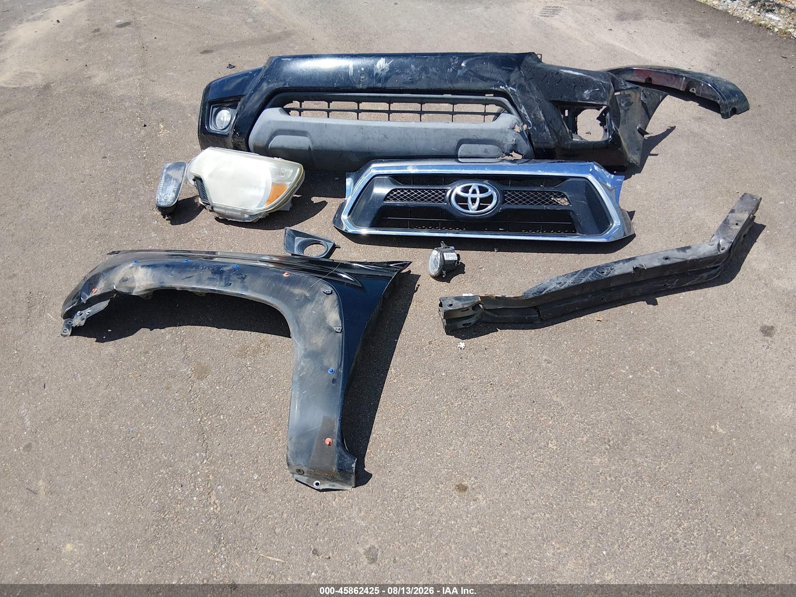 2012 Toyota Tacoma Base V6 Black vin: 3TMLU4ENXCM103361