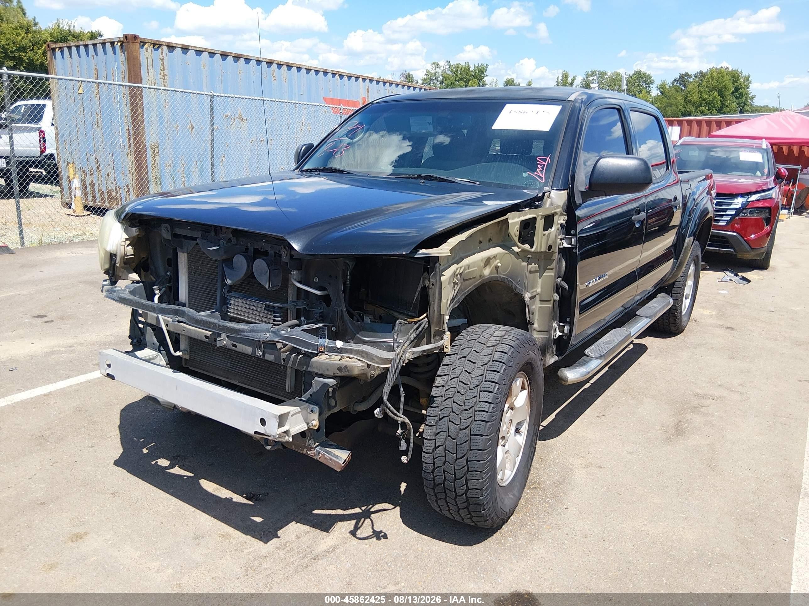 2012 Toyota Tacoma Base V6 Black vin: 3TMLU4ENXCM103361