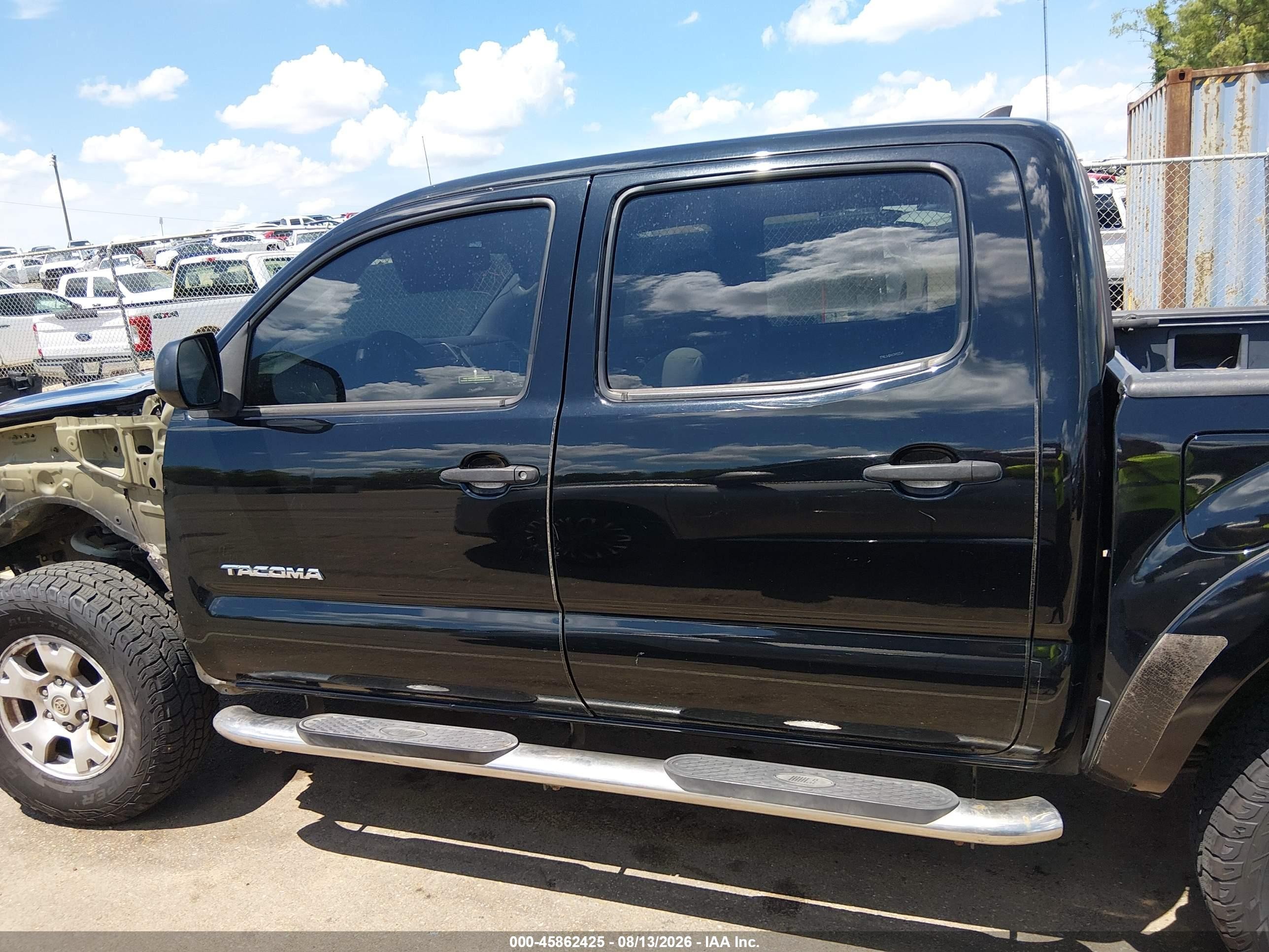 2012 Toyota Tacoma Base V6 Black vin: 3TMLU4ENXCM103361