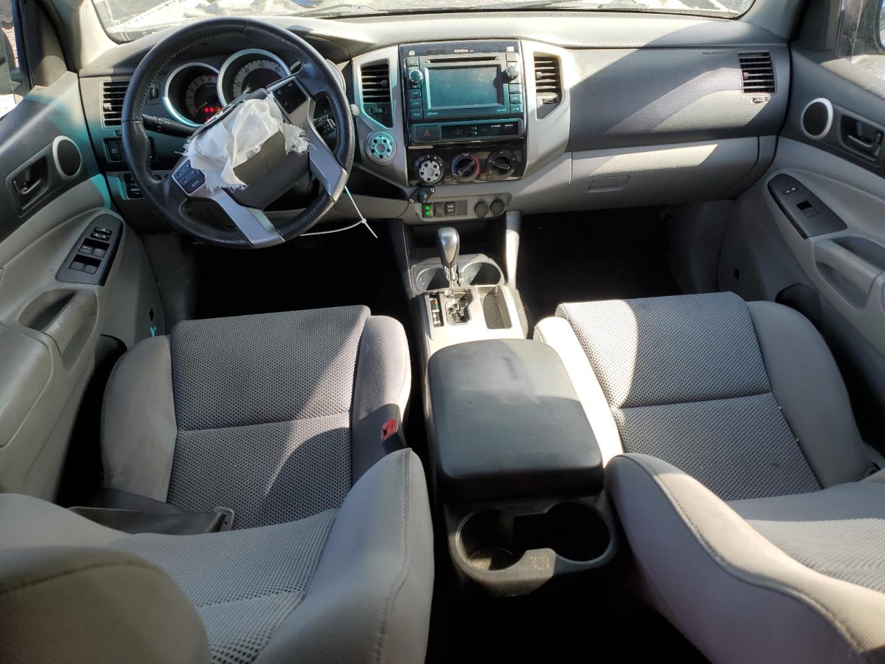 2013 Toyota Tacoma Double Cab Gray vin: 3TMLU4ENXDM111817