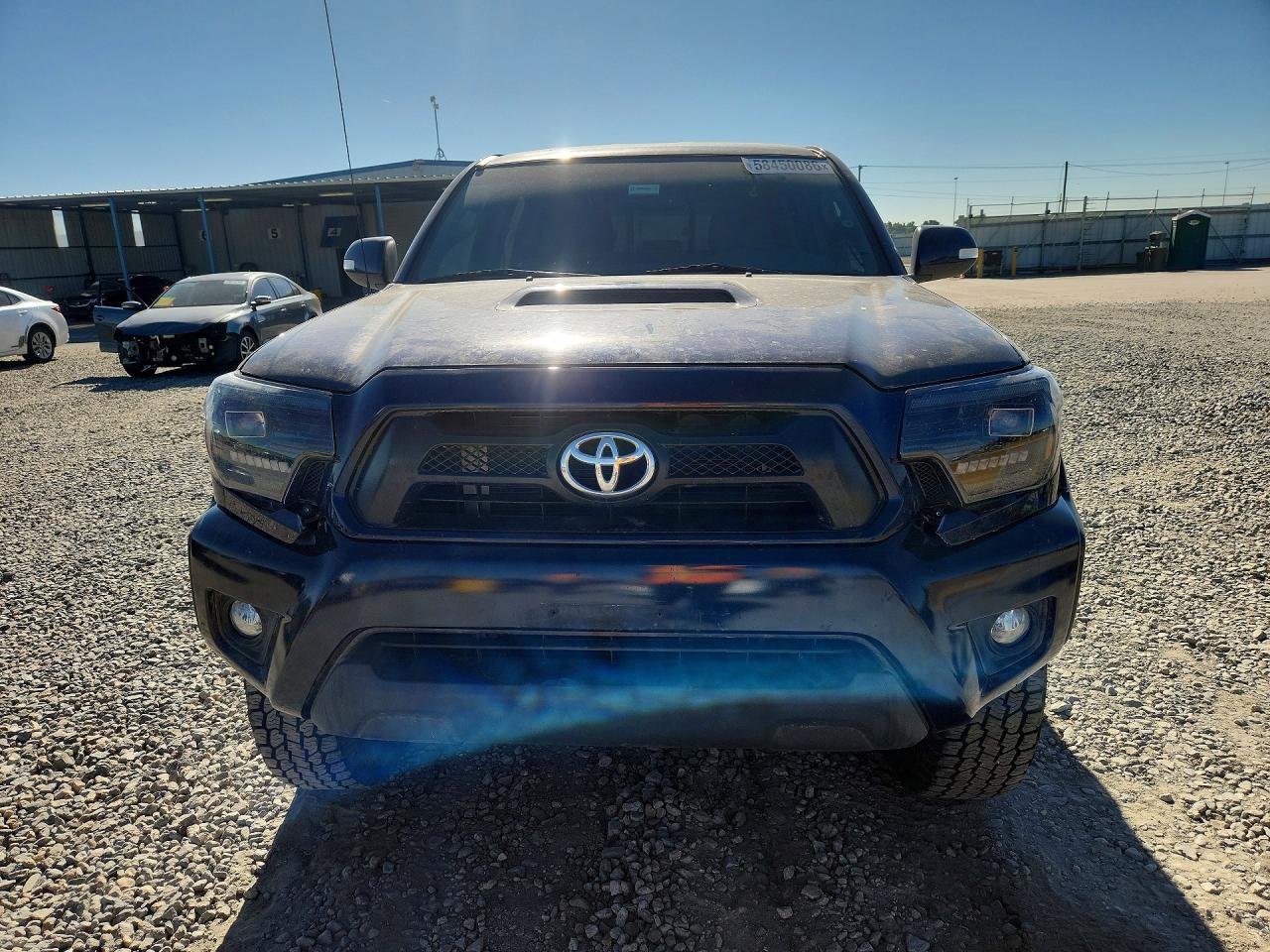 2013 Toyota Tacoma Double Cab Blue vin: 3TMLU4ENXDM119657