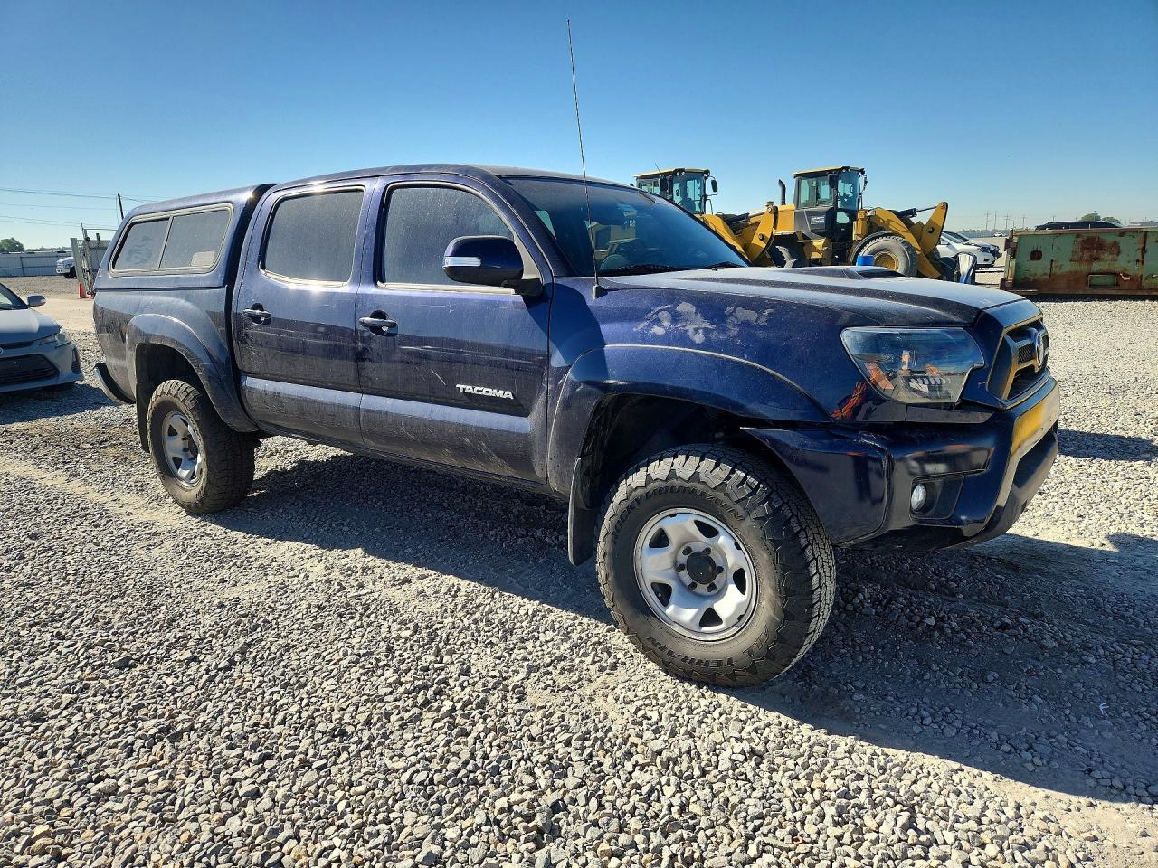 2013 Toyota Tacoma Double Cab Blue vin: 3TMLU4ENXDM119657