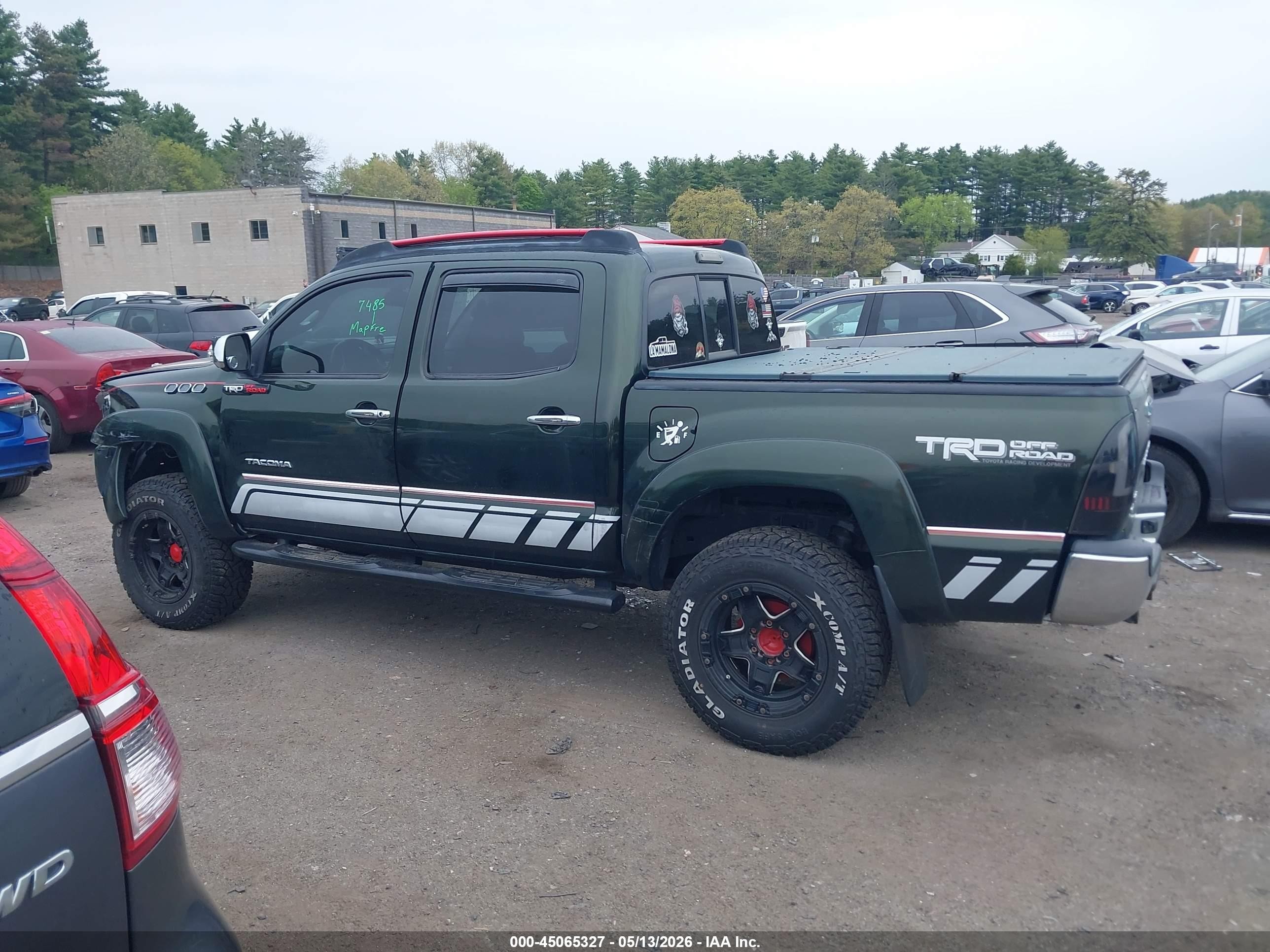 2013 Toyota Tacoma Base V6 Black vin: 3TMLU4ENXDM123546