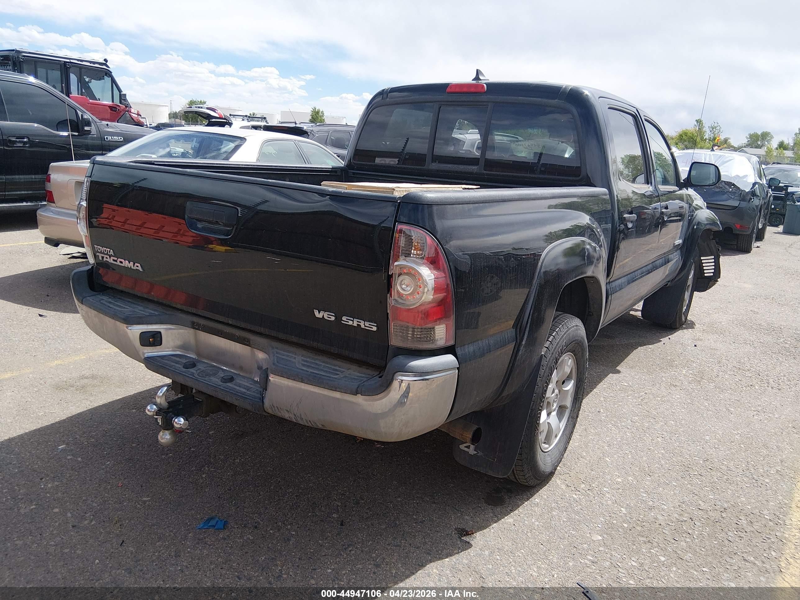 2014 Toyota Tacoma Base V6 Black vin: 3TMLU4ENXEM161960