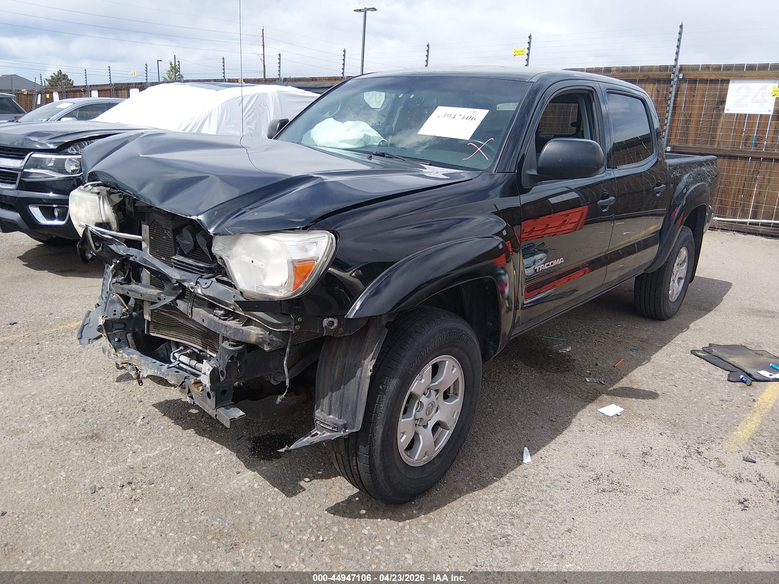 2014 Toyota Tacoma Base V6 Black vin: 3TMLU4ENXEM161960
