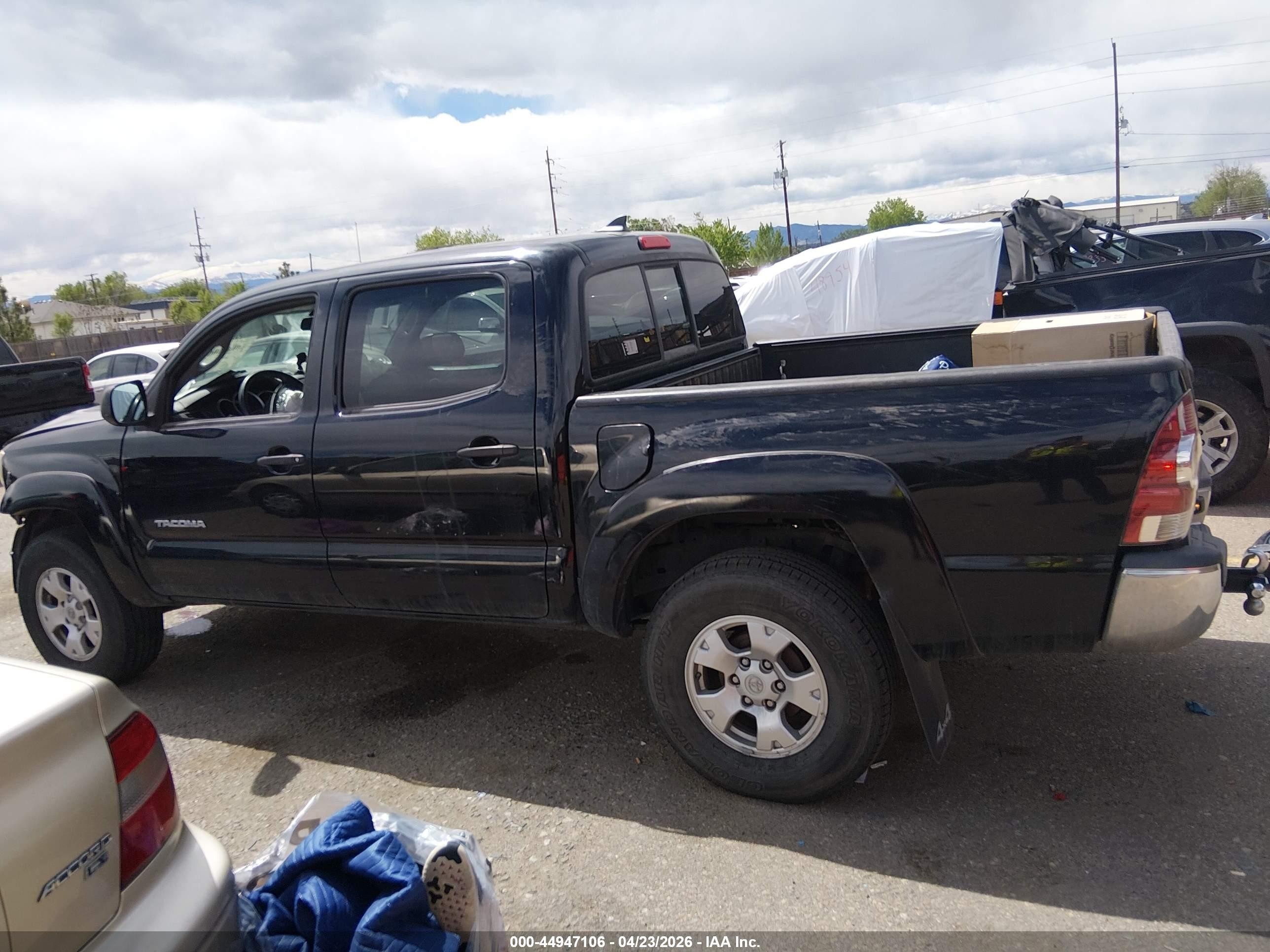 2014 Toyota Tacoma Base V6 Black vin: 3TMLU4ENXEM161960