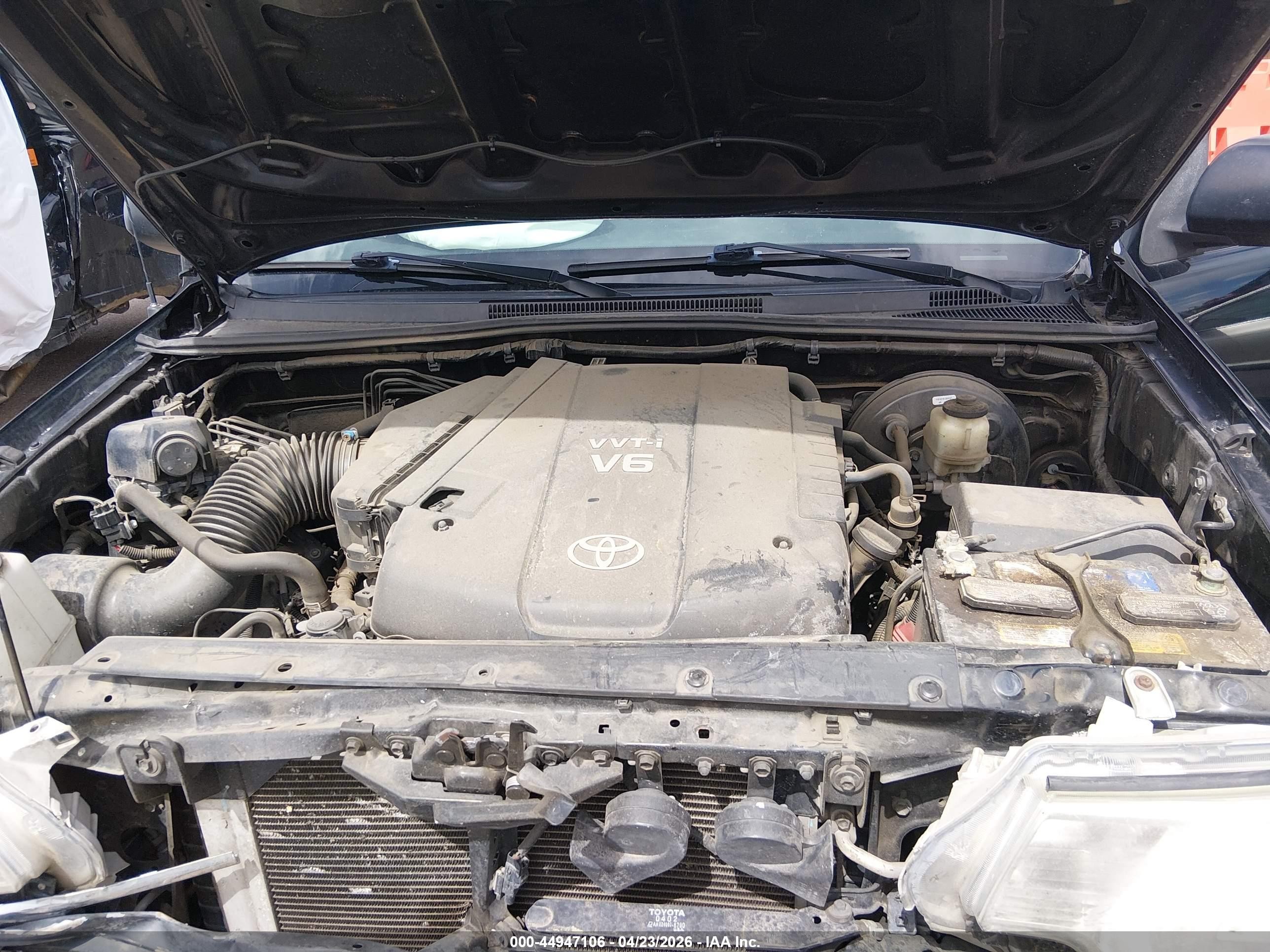 2014 Toyota Tacoma Base V6 Black vin: 3TMLU4ENXEM161960
