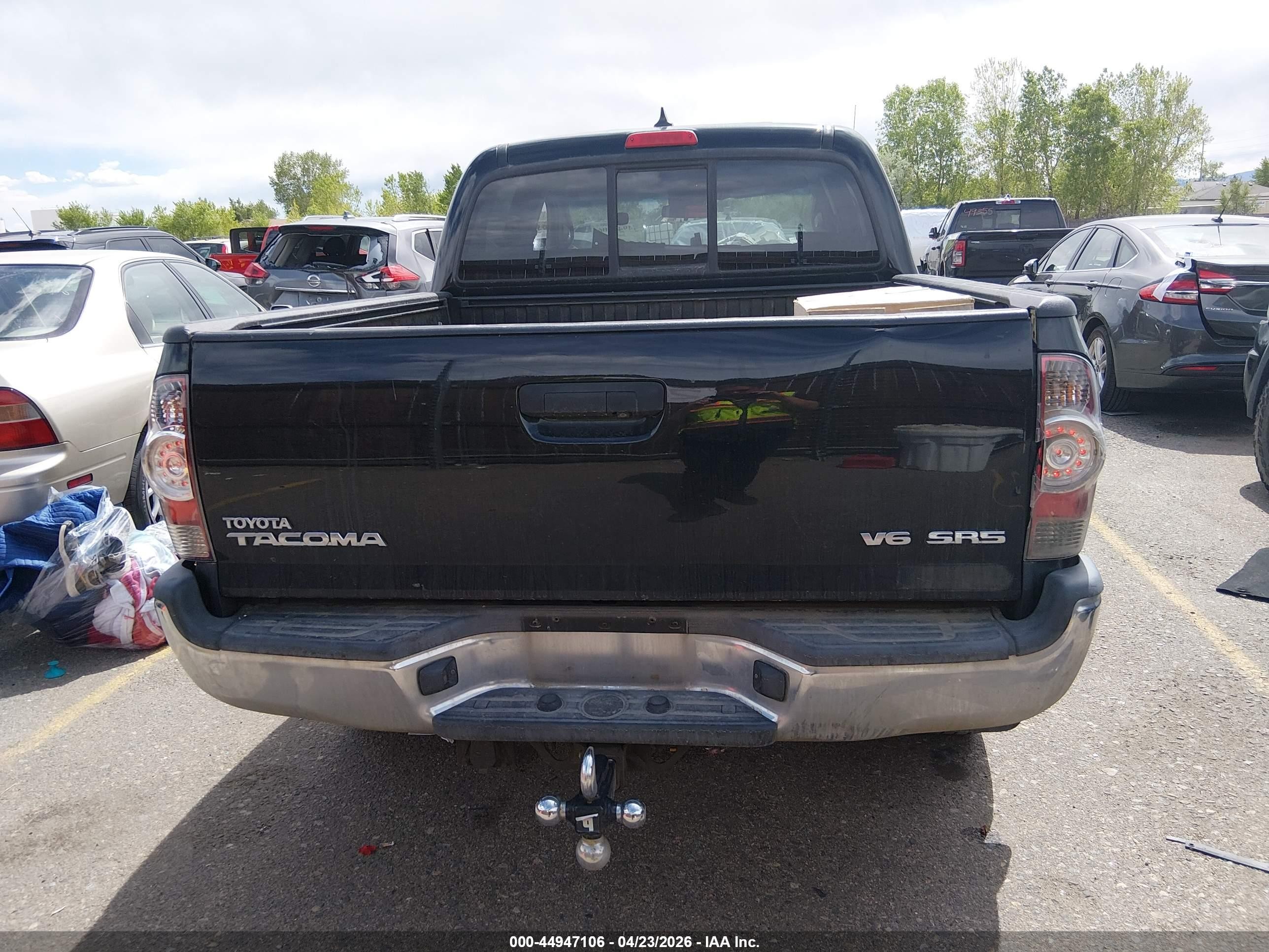 2014 Toyota Tacoma Base V6 Black vin: 3TMLU4ENXEM161960