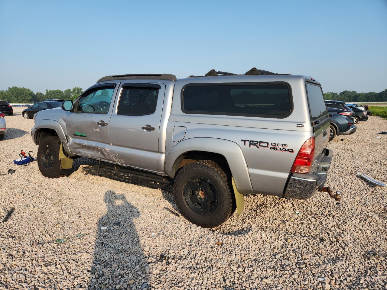 2014 Toyota Tacoma Double Cab Silver vin: 3TMLU4ENXEM162803
