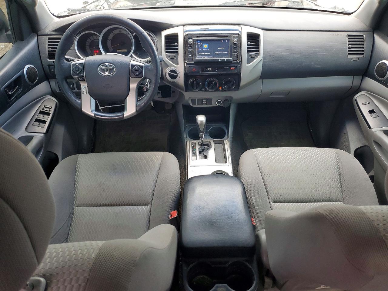 2014 Toyota Tacoma V6 White vin: 3TMLU4ENXEM162817