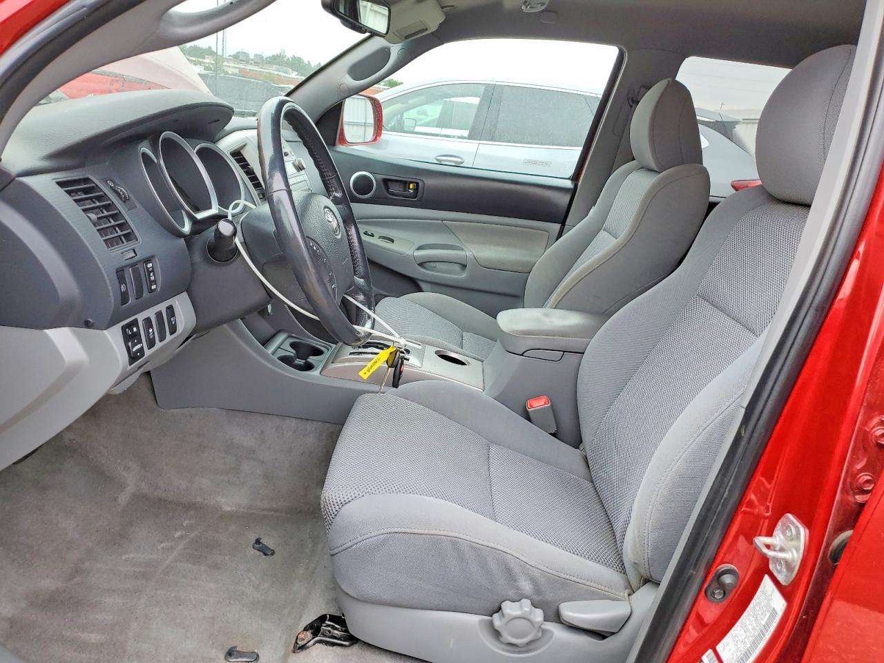 2010 Toyota Tacoma Double Cab Long Bed Red vin: 3TMMU4FN0AM015922